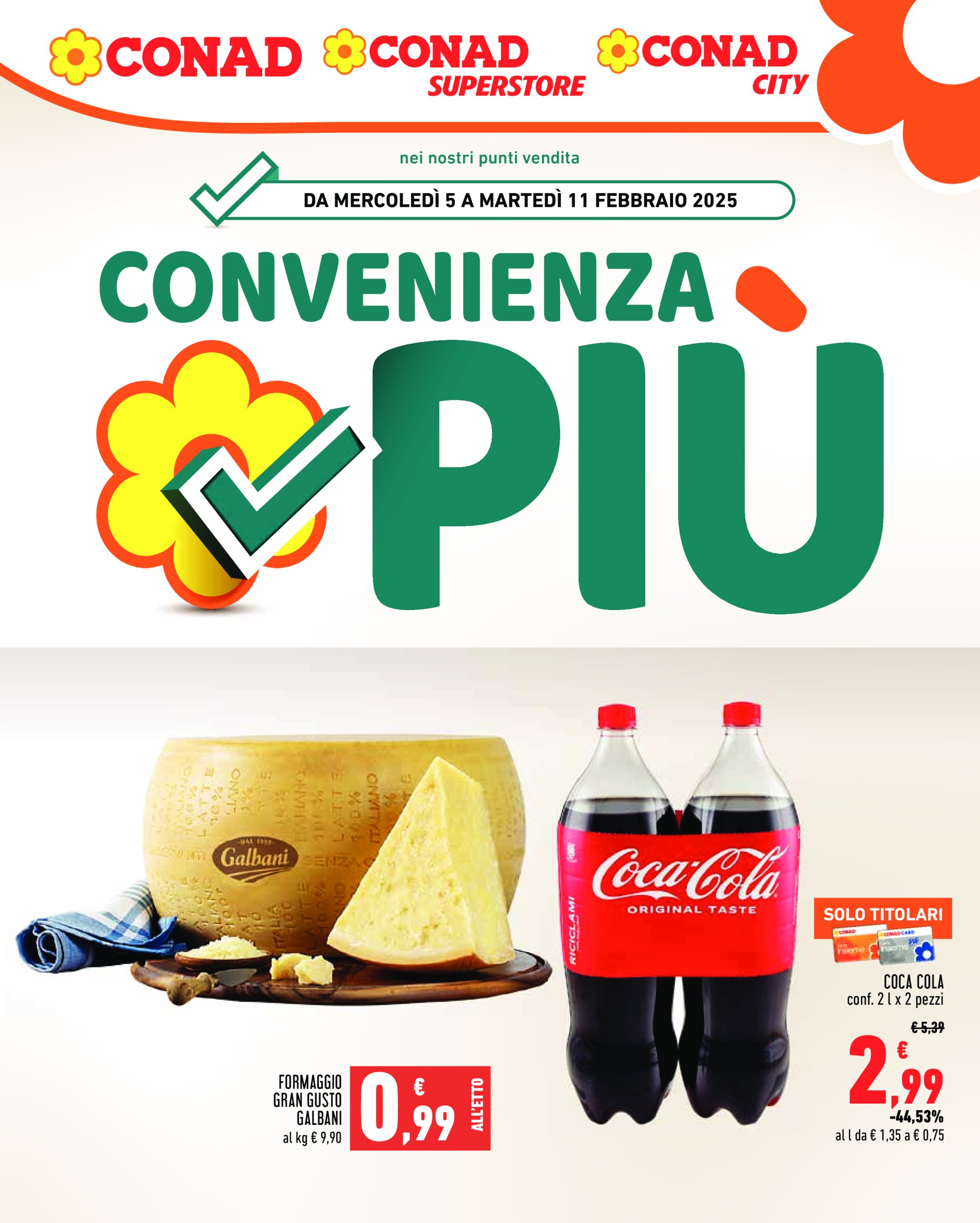 conad - Volantino Conad valido dal 05/02 al 11/02