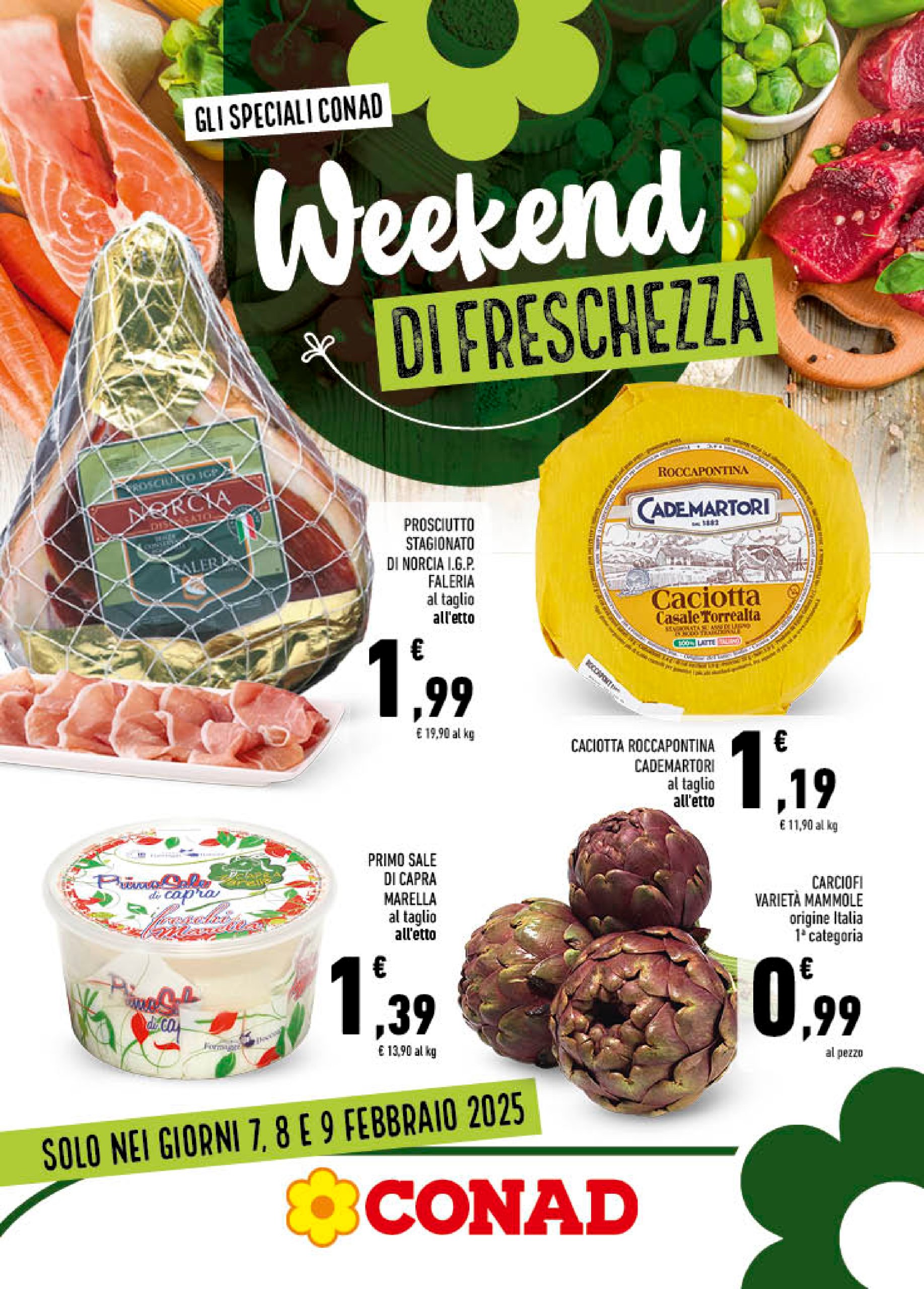 conad - Volantino Conad - Weekend di Freschezza valido dal 07/02 al 09/02