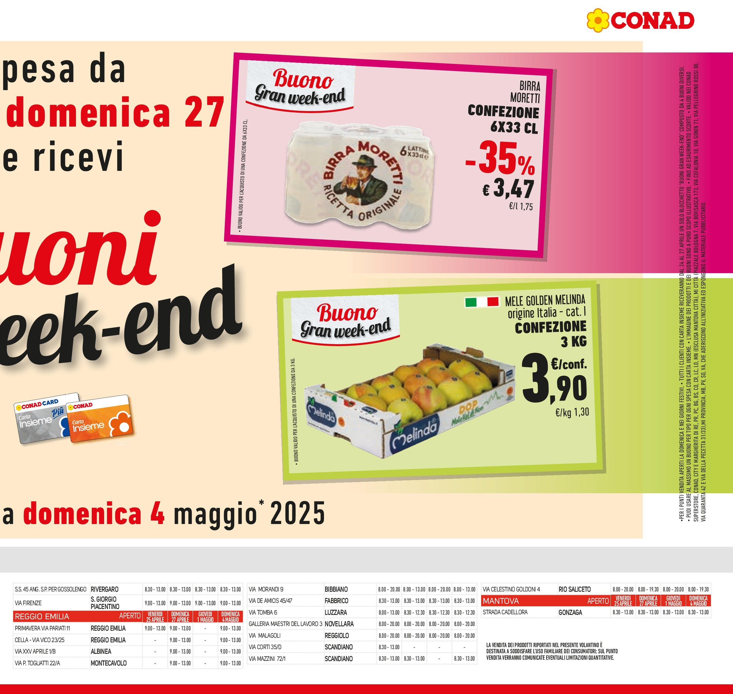 conad - Volantino Conad - Freschi di convenienza valido dal 23/04 al 06/05 - page: 3