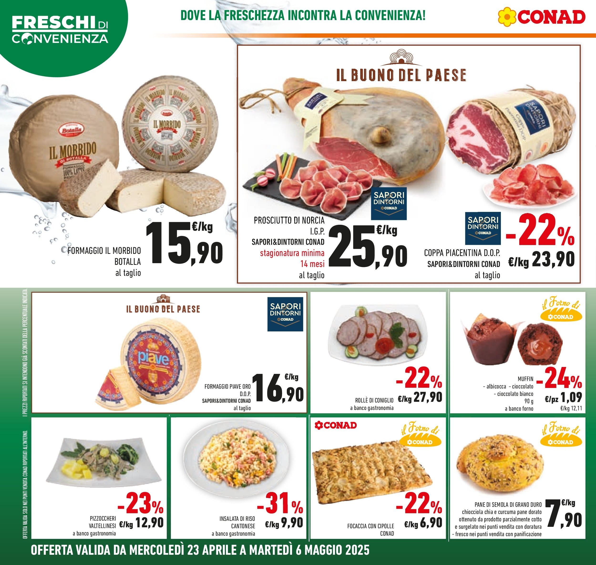 conad - Volantino Conad - Freschi di convenienza valido dal 23/04 al 06/05 - page: 8