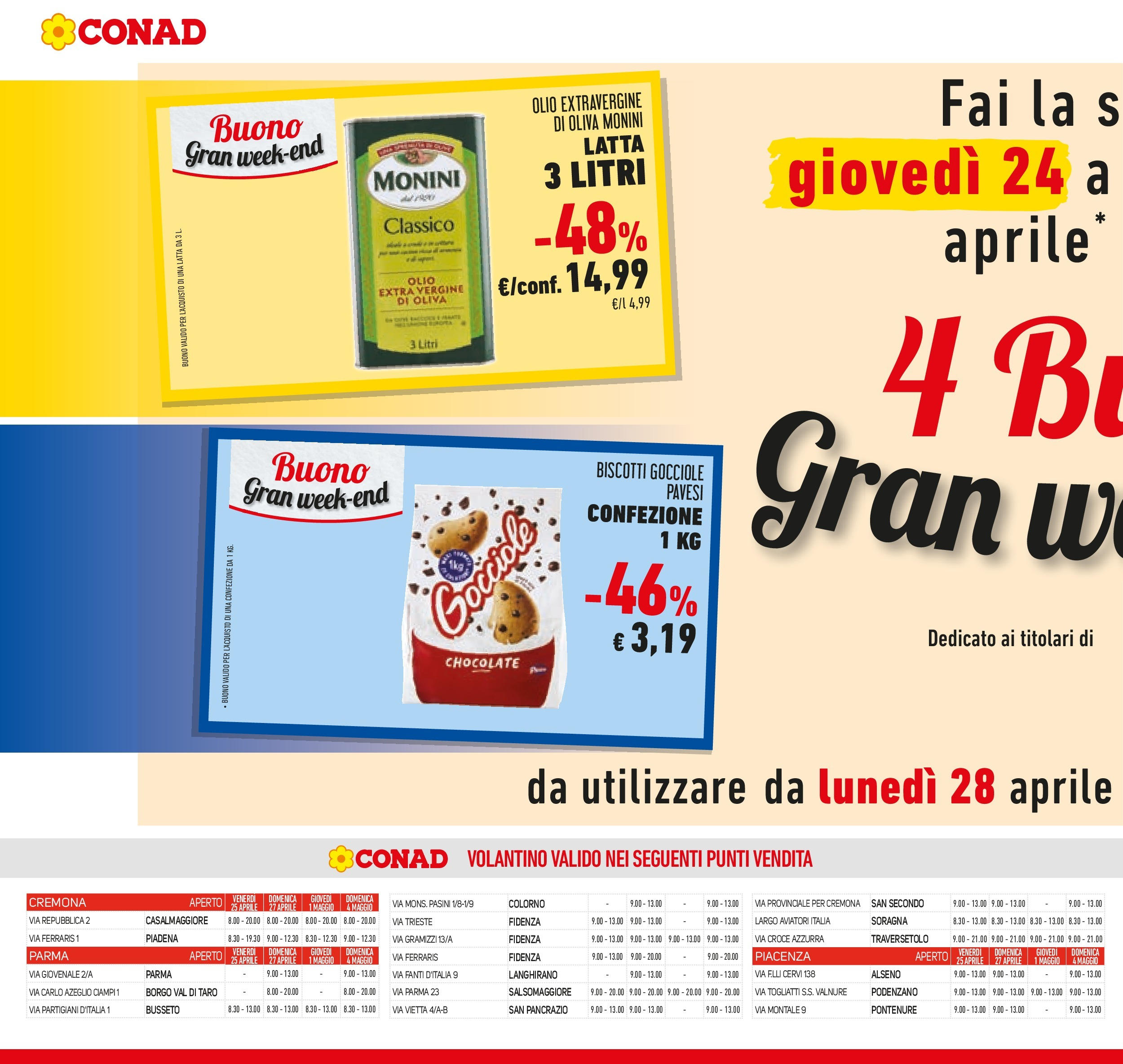 conad - Volantino Conad - Freschi di convenienza valido dal 23/04 al 06/05 - page: 2
