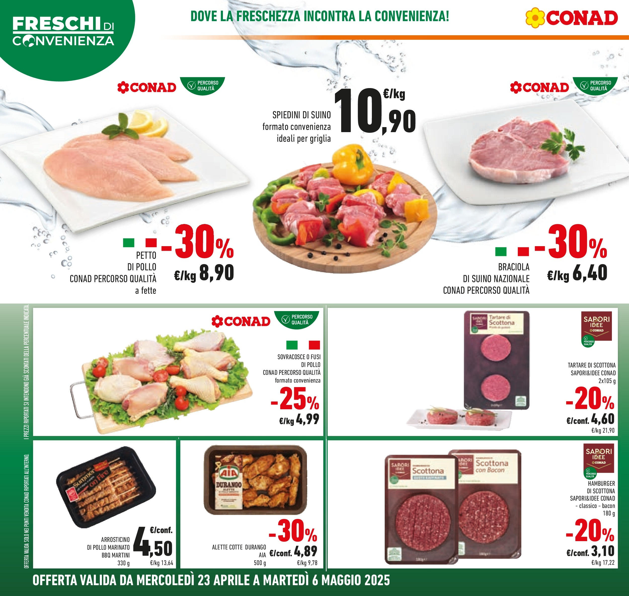 conad - Volantino Conad - Freschi di convenienza valido dal 23/04 al 06/05 - page: 4