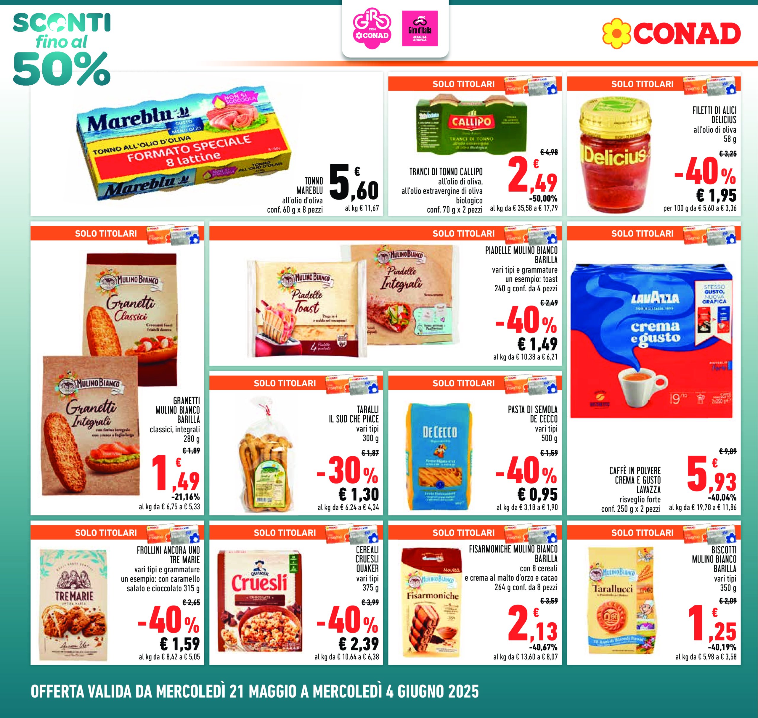 conad - Volantino Conad valido dal 21/05 al 04/06 - page: 4