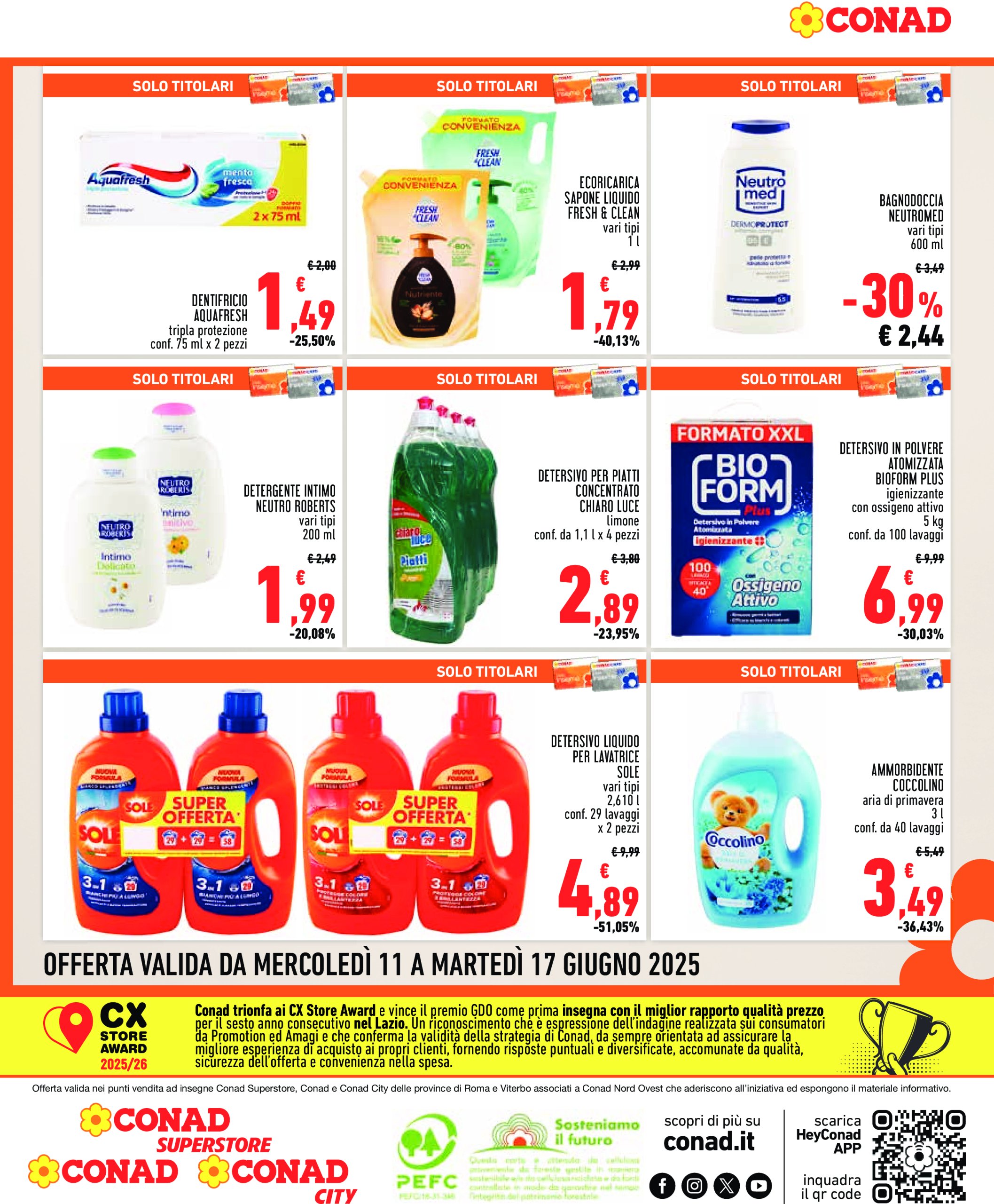 conad - Volantino Conad - Convenienza Piú valido dal 11/06 al 17/06 - page: 8