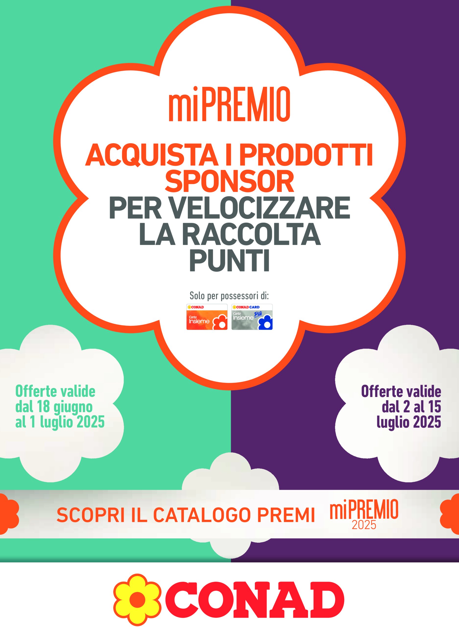 conad - Volantino Conad - miPremio valido dal 18/06 al 15/07