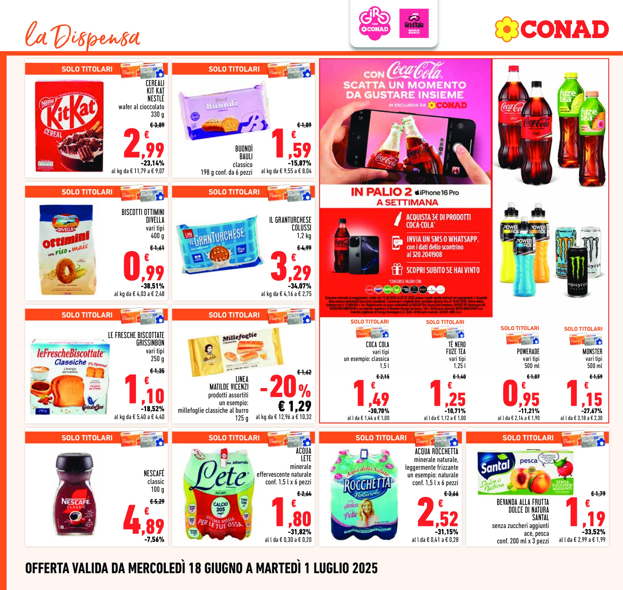 conad - Volantino Conad valido dal 18/06 al 01/07 - page: 20