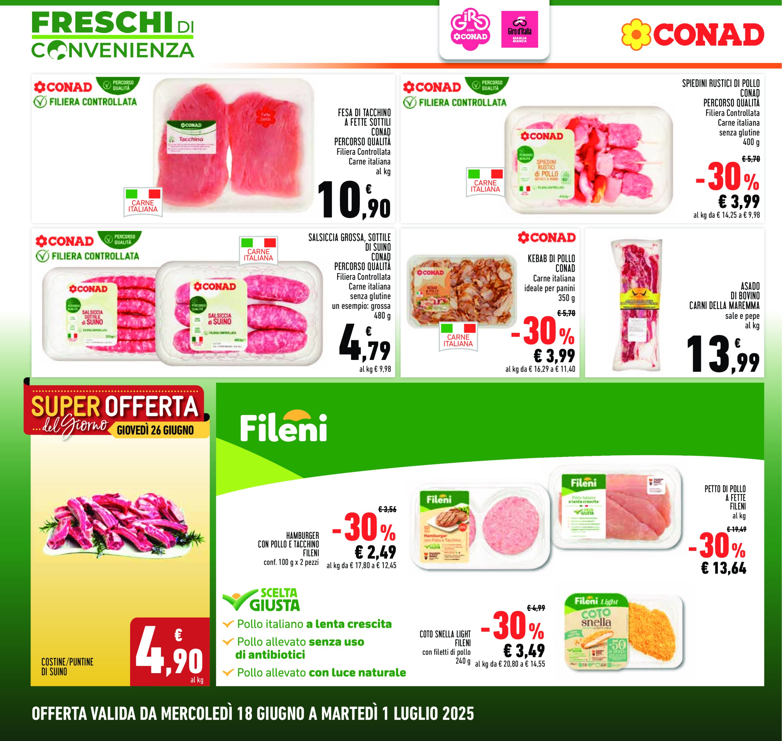 conad - Volantino Conad valido dal 18/06 al 01/07 - page: 4