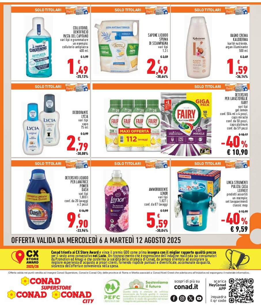 conad - Volantino Conad - Convenienza Piú valido dal 06/08 al 12/08 - page: 8