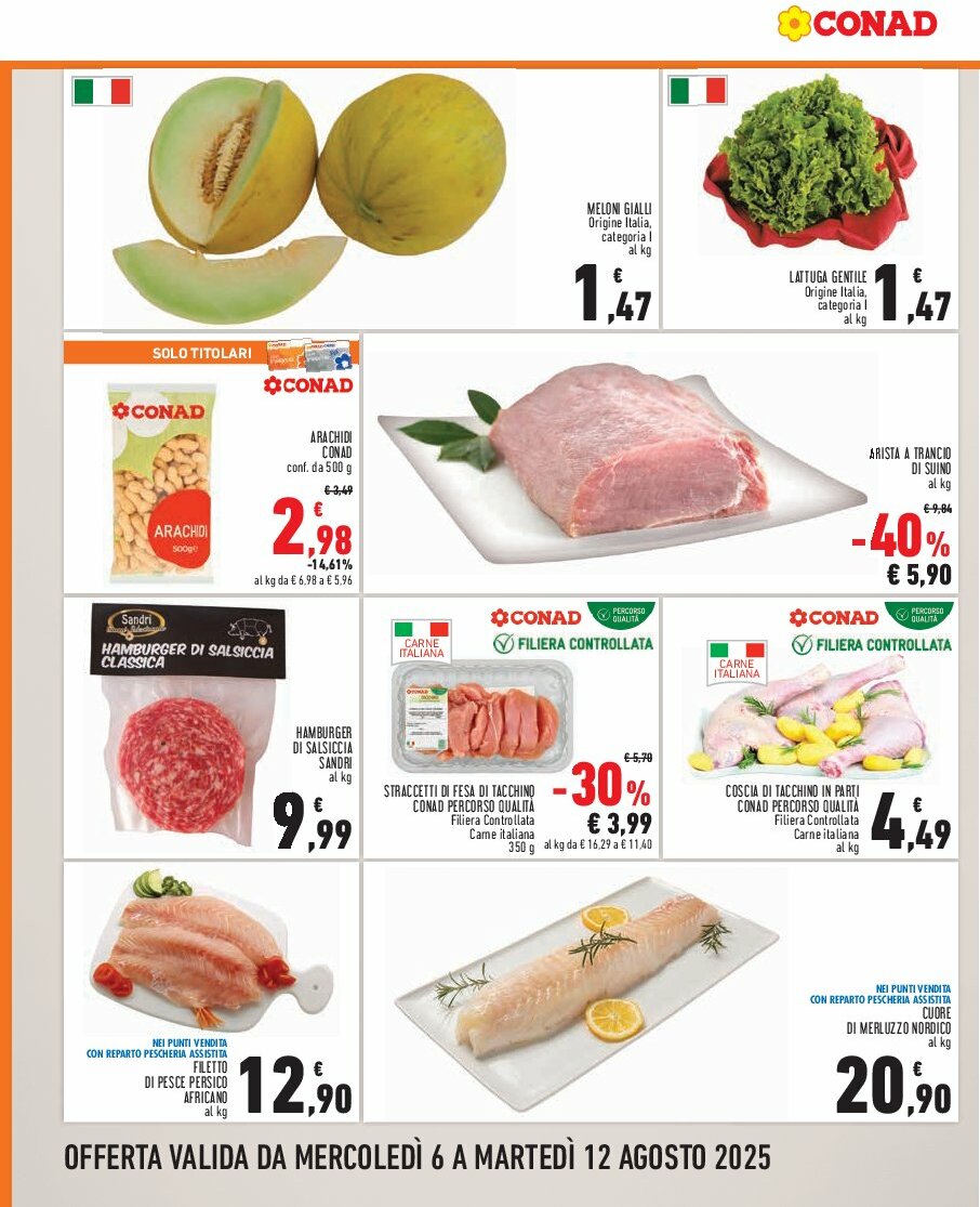 conad - Volantino Conad - Convenienza Piú valido dal 06/08 al 12/08 - page: 2