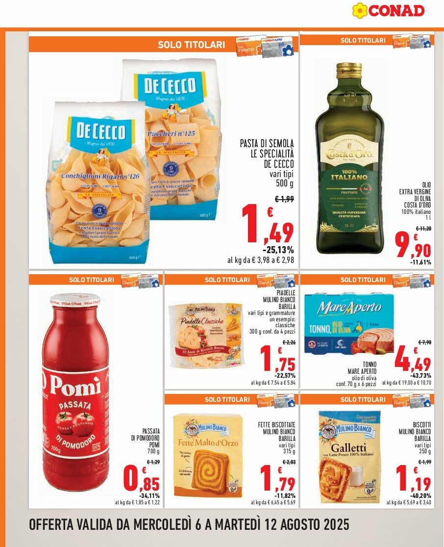 conad - Volantino Conad - Convenienza Piú valido dal 06/08 al 12/08 - page: 6