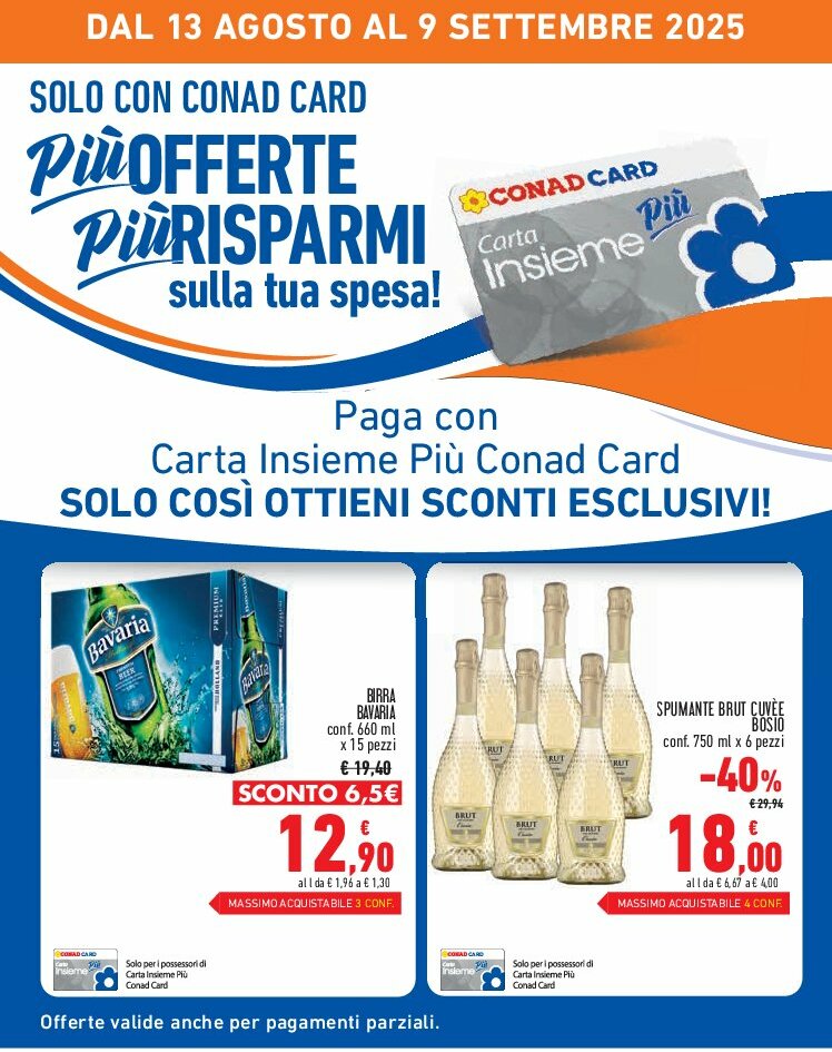 conad - Volantino Conad - miPremio valido dal 13/08 al 09/09 - page: 2