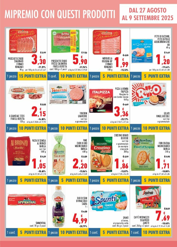 conad - Volantino Conad - miPremio valido dal 13/08 al 09/09 - page: 9