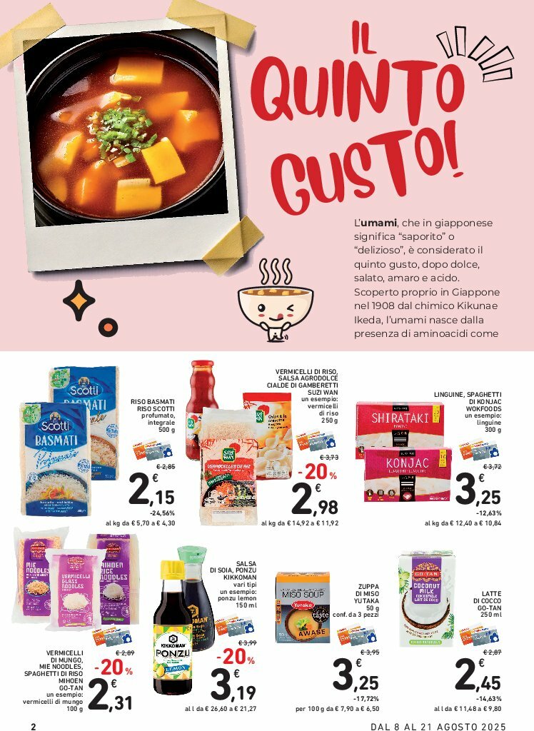 conad - Volantino Conad - Gusto senza confini valido dal 08/08 al 21/08 - page: 2