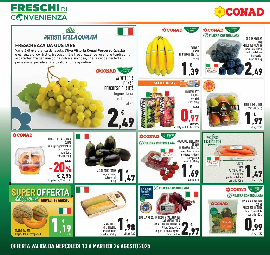 conad - Volantino Conad valido dal 13/08 al 26/08 - page: 4