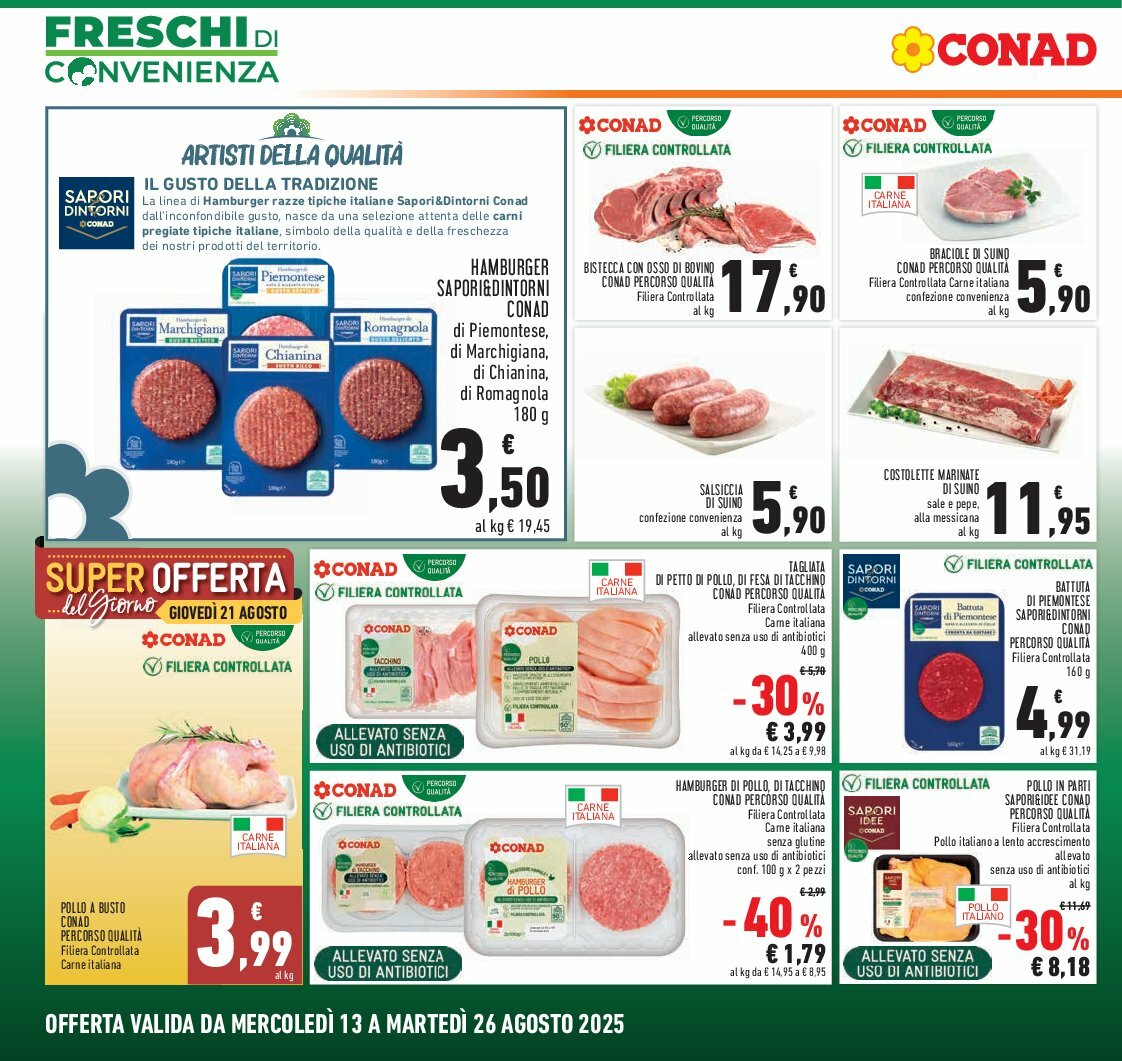 conad - Volantino Conad valido dal 13/08 al 26/08 - page: 2