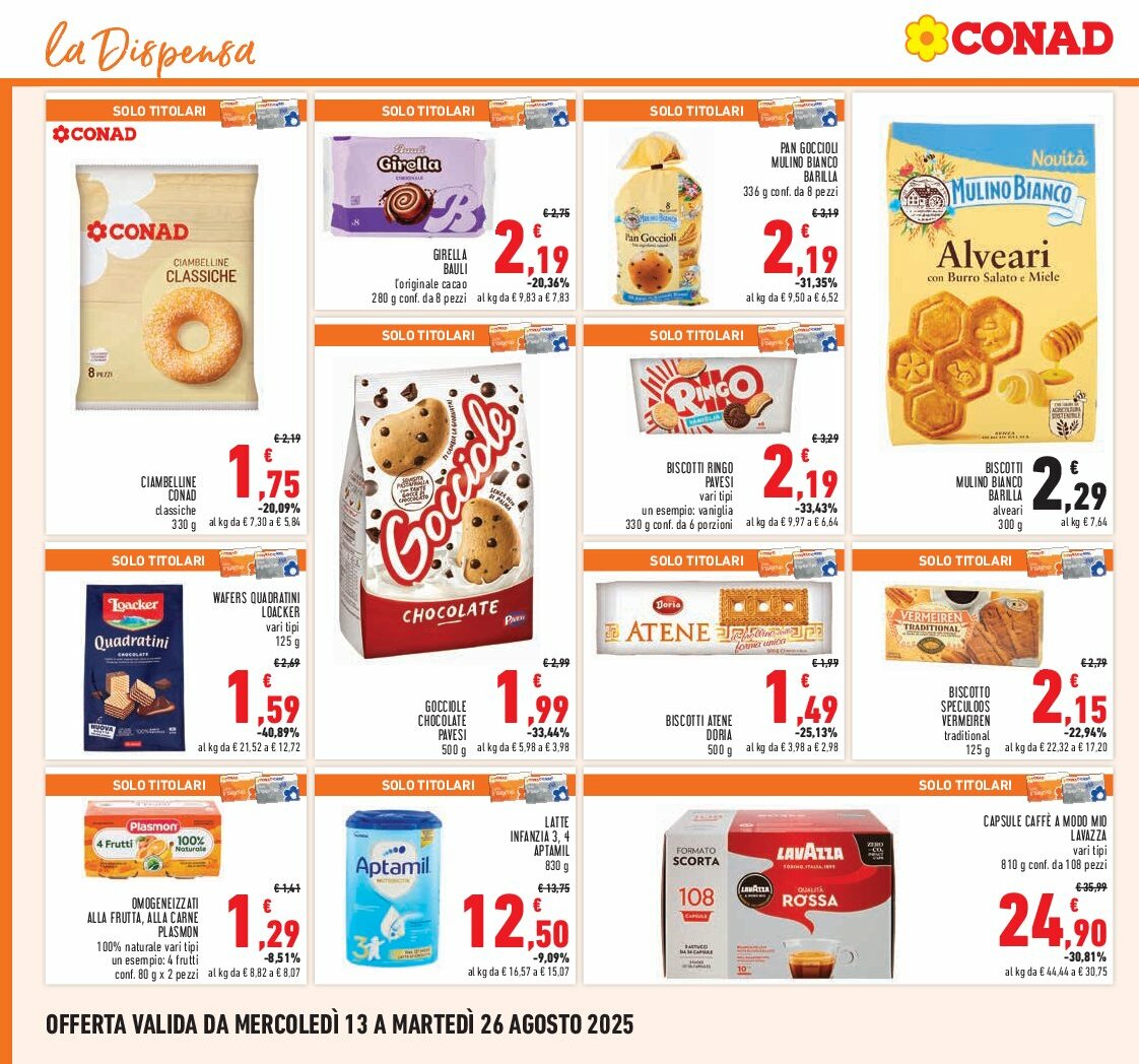 conad - Volantino Conad valido dal 13/08 al 26/08 - page: 14