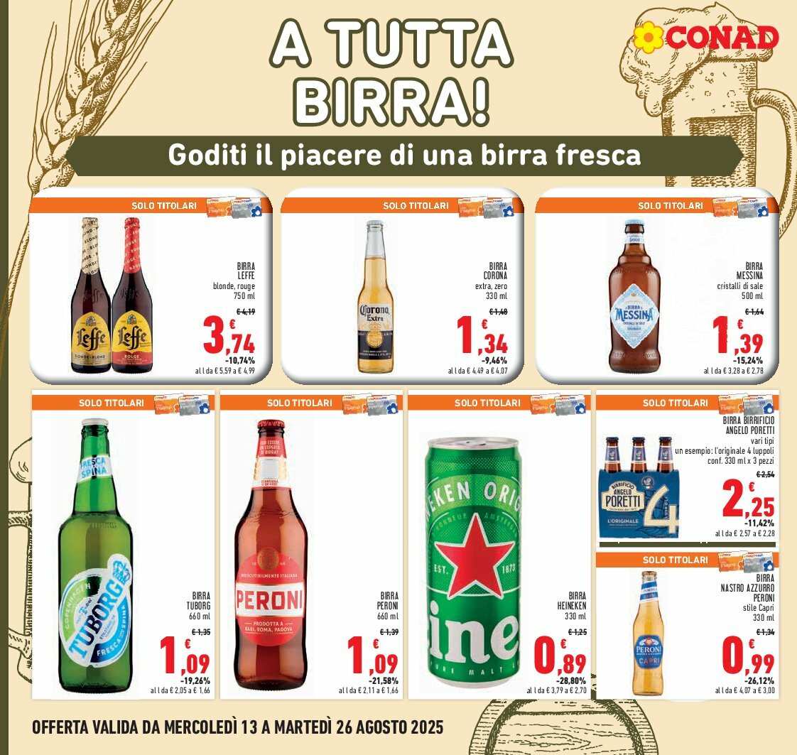 conad - Volantino Conad valido dal 13/08 al 26/08 - page: 16