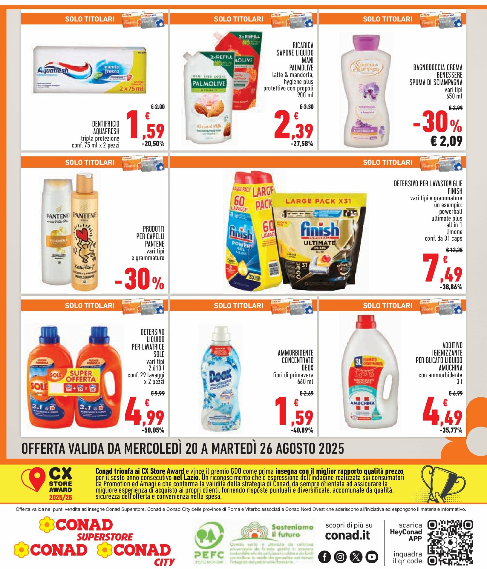 conad - Volantino Conad - Convenienza Piú valido dal 20/08 al 26/08 - page: 8