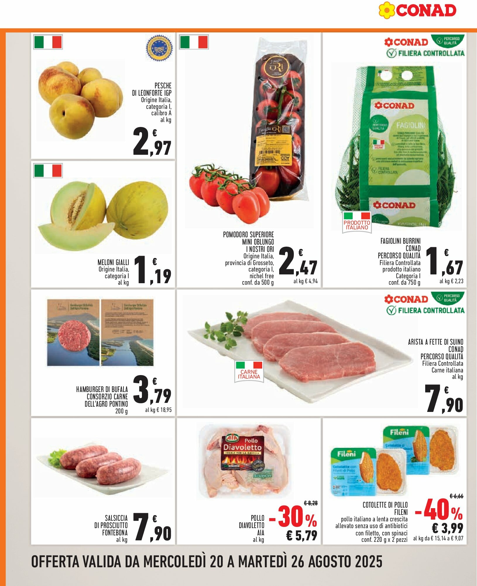 conad - Volantino Conad - Convenienza Piú valido dal 20/08 al 26/08 - page: 2