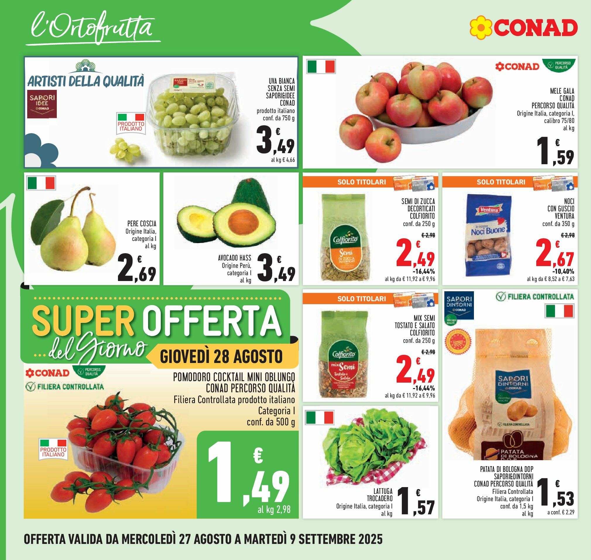 conad - Volantino Conad valido dal 27/08 al 09/09 - page: 8