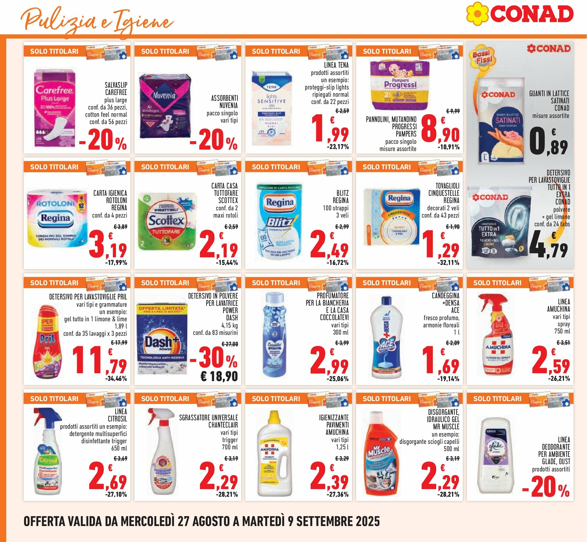conad - Volantino Conad valido dal 27/08 al 09/09 - page: 20