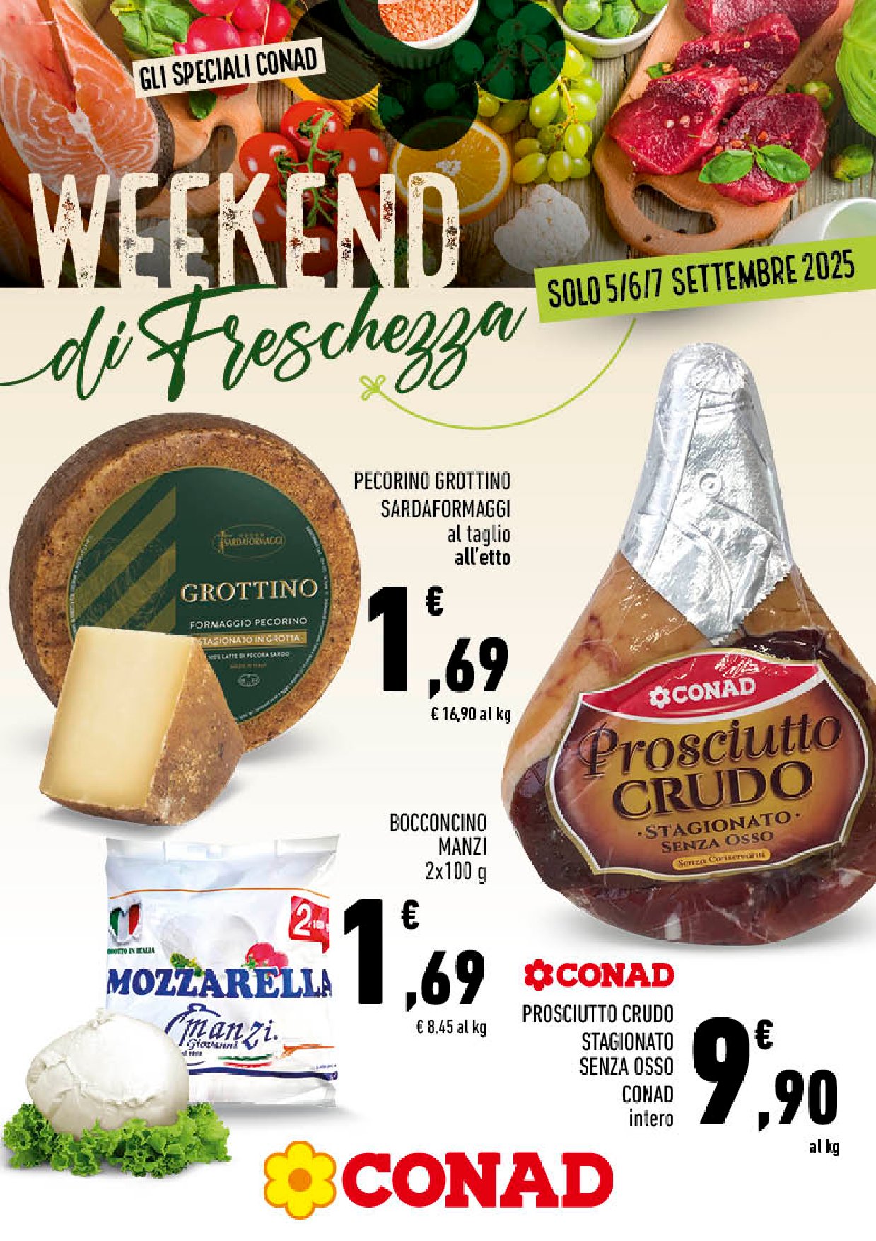 conad - Volantino Conad Superstore - Weekend di Freschezza valido dal 05/09 al 07/09