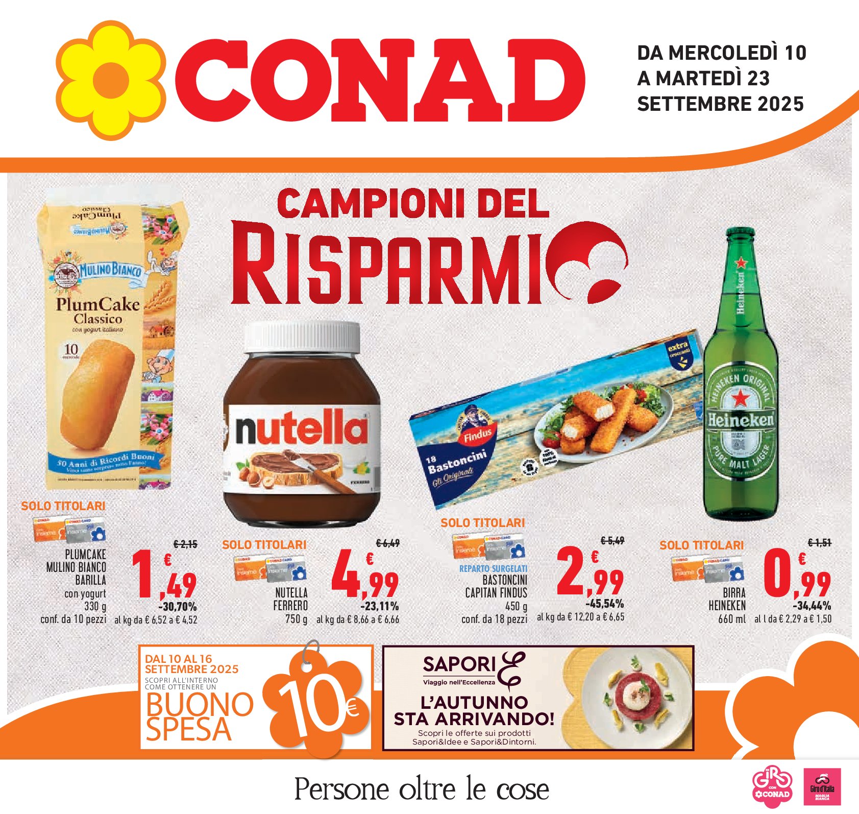 conad - Volantino Conad valido dal 10/09 al 23/09