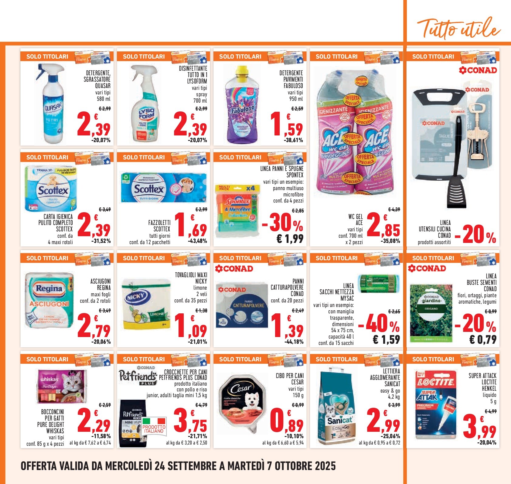 conad - Volantino Conad valido dal 24/09 al 07/10 - page: 20
