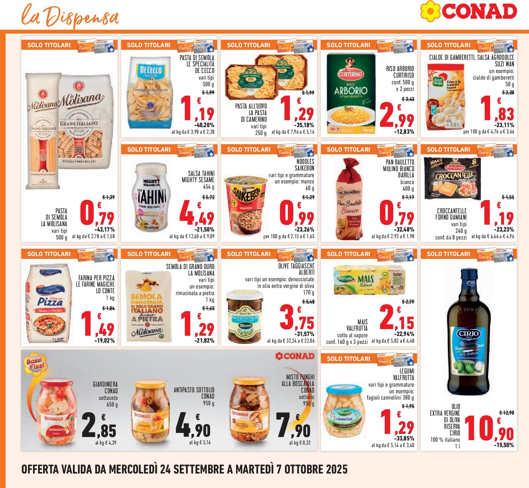 conad - Volantino Conad valido dal 24/09 al 07/10 - page: 14
