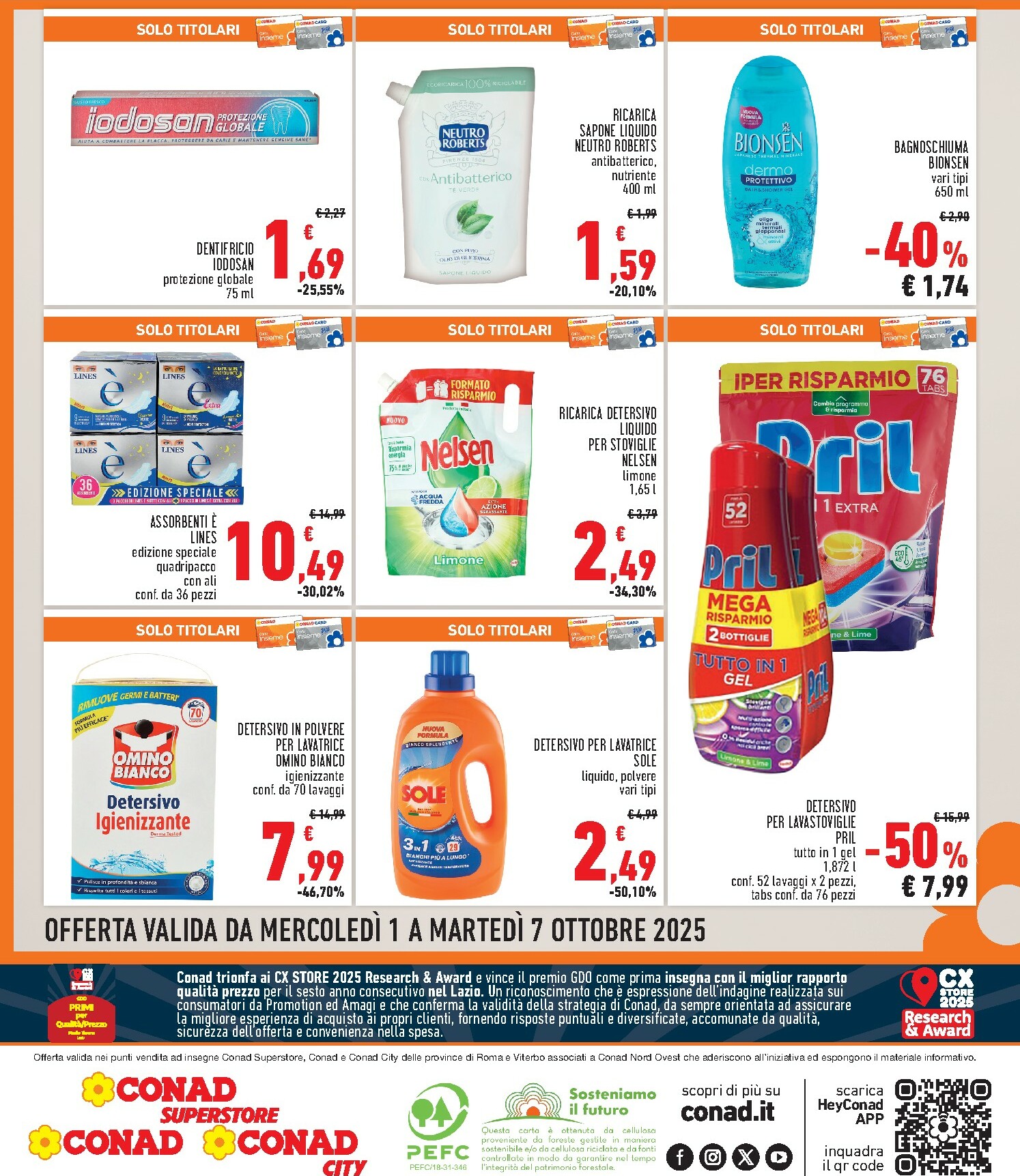conad - Volantino Conad - Convenienza Piú valido dal 01/10 al 07/10 - page: 8