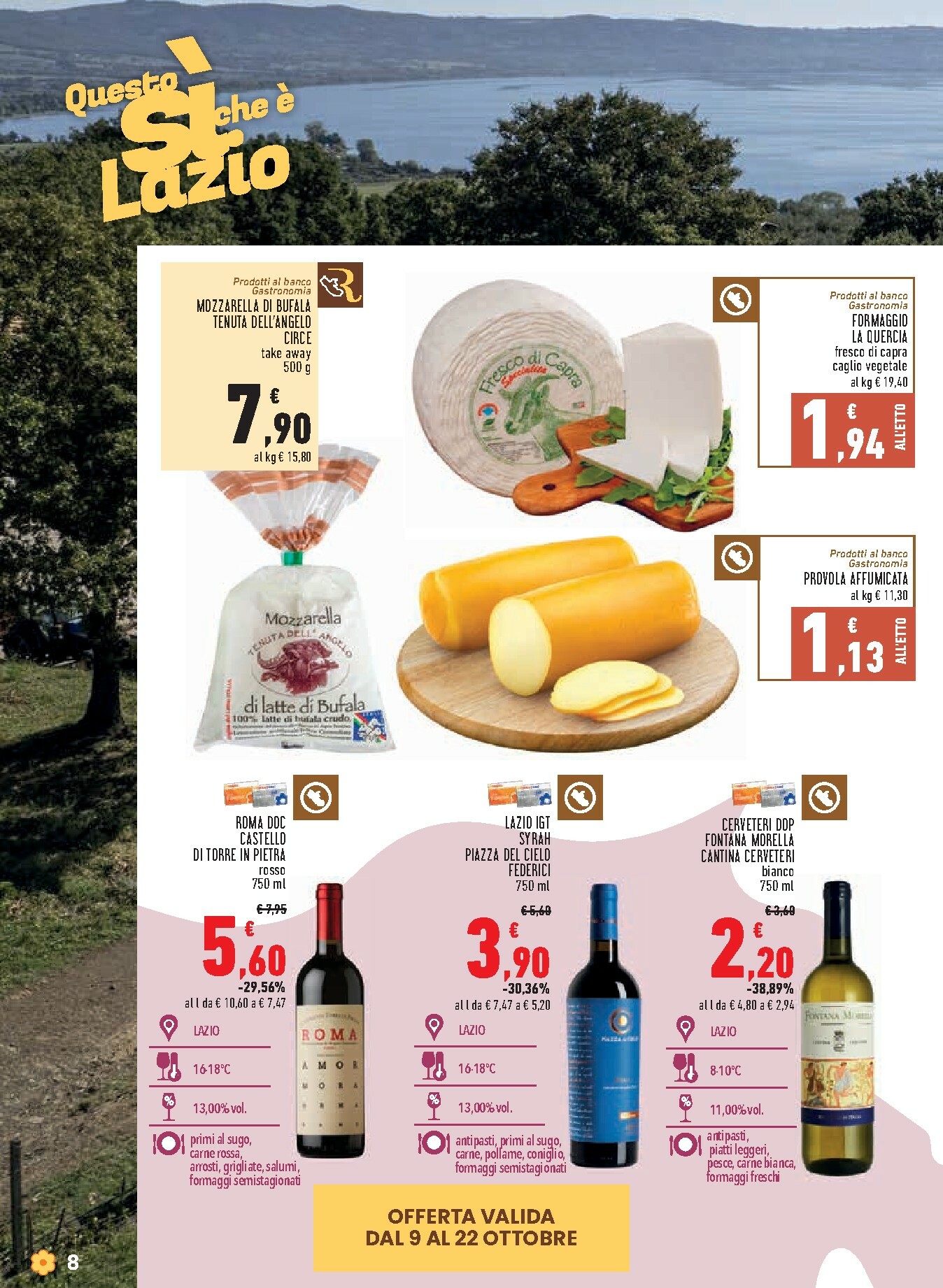 conad - Volantino Conad - Localismo lazio catalogo valido dal 09/10 al 22/10 - page: 8