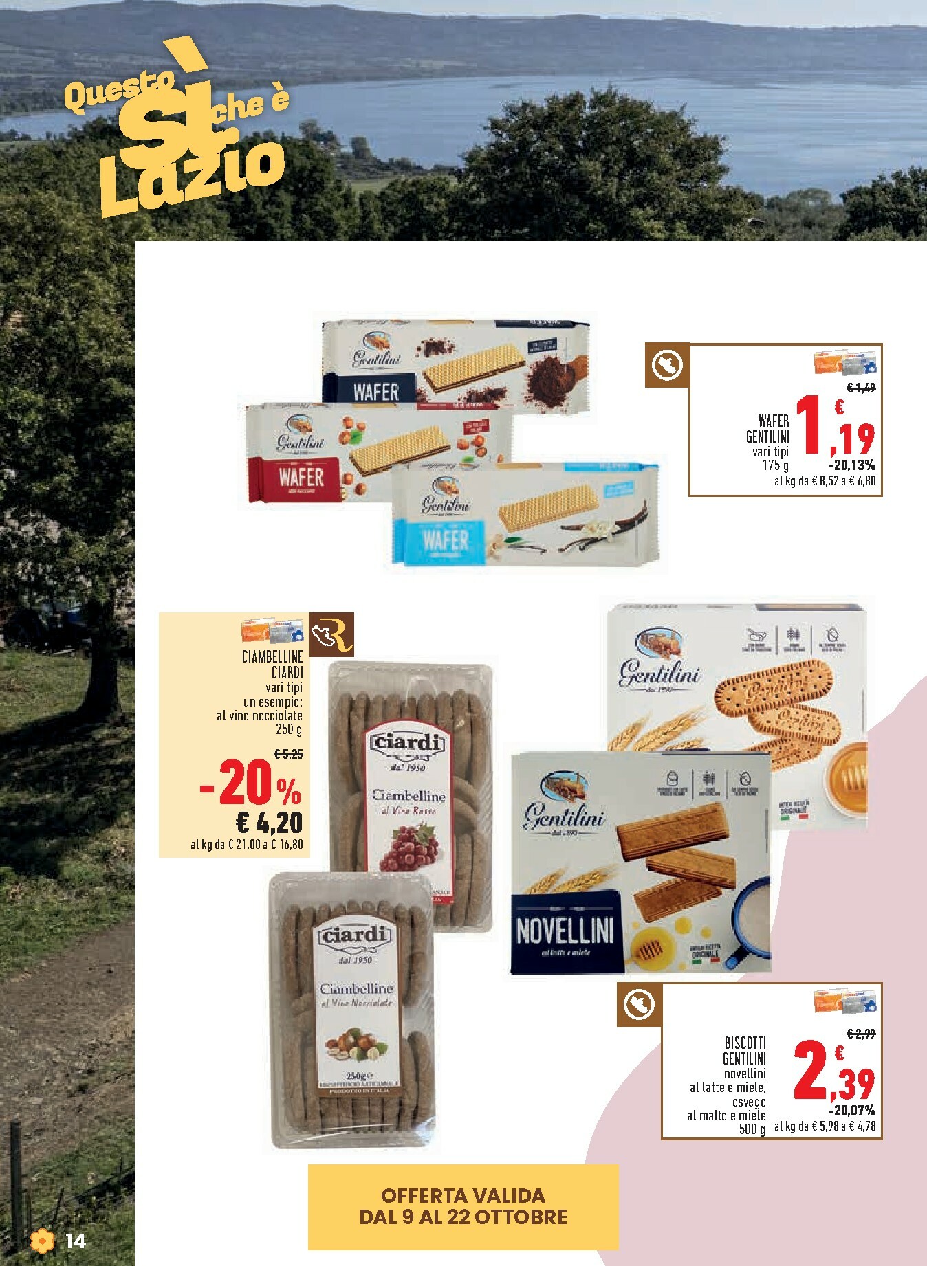 conad - Volantino Conad - Localismo lazio catalogo valido dal 09/10 al 22/10 - page: 14