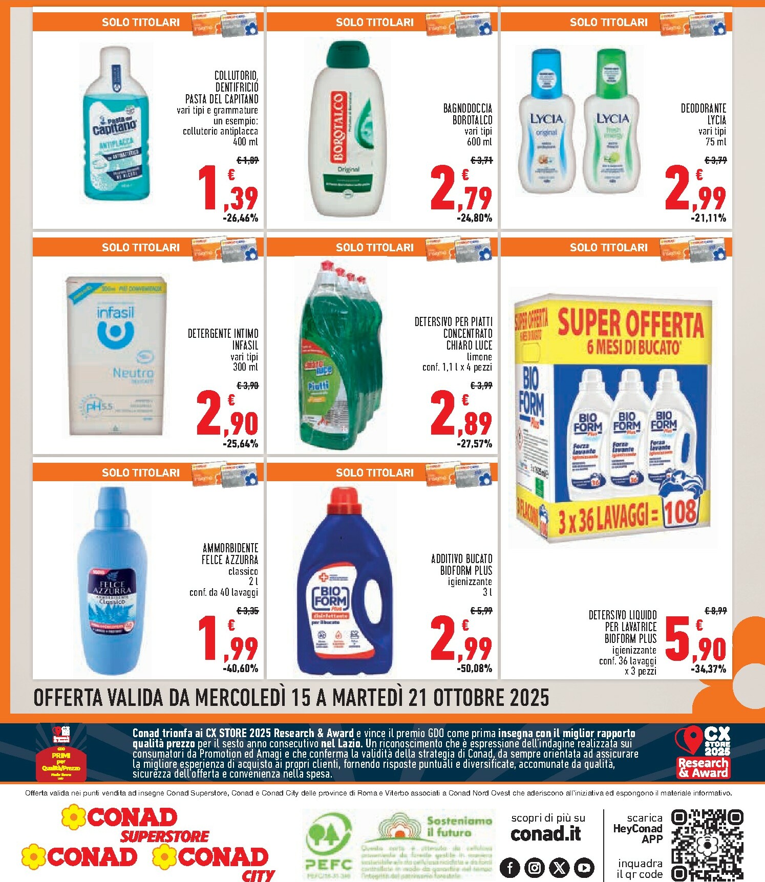conad - Volantino Conad - Convenienza Piú valido dal 15/10 al 21/10 - page: 8