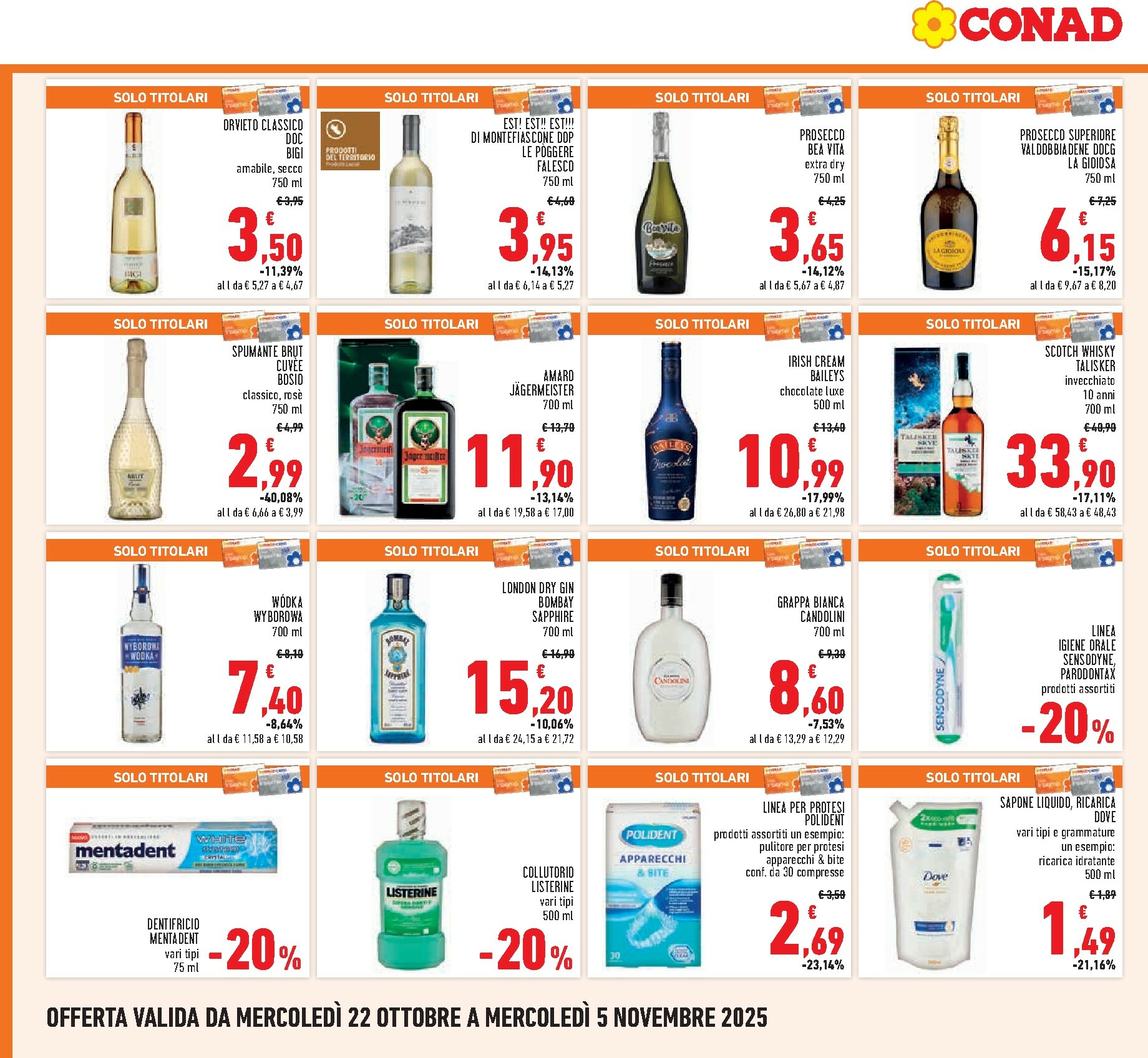 conad - Volantino Conad valido dal 22/10 al 05/11 - page: 22