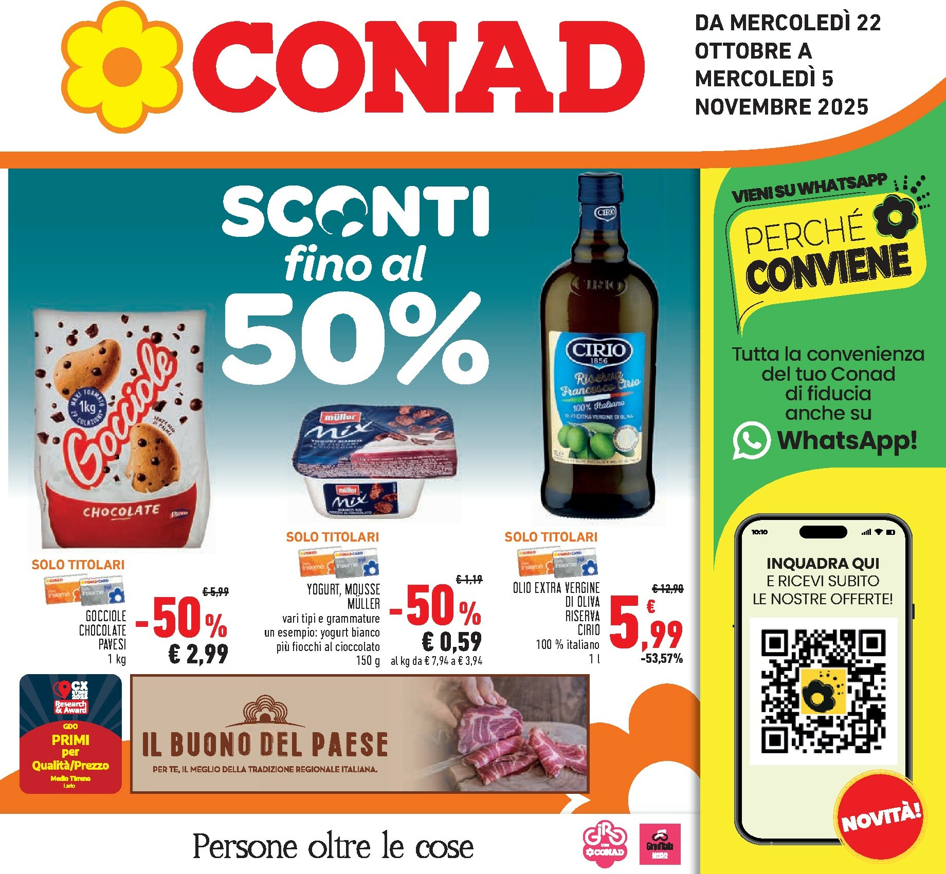 conad - Volantino Conad valido dal 22/10 al 05/11