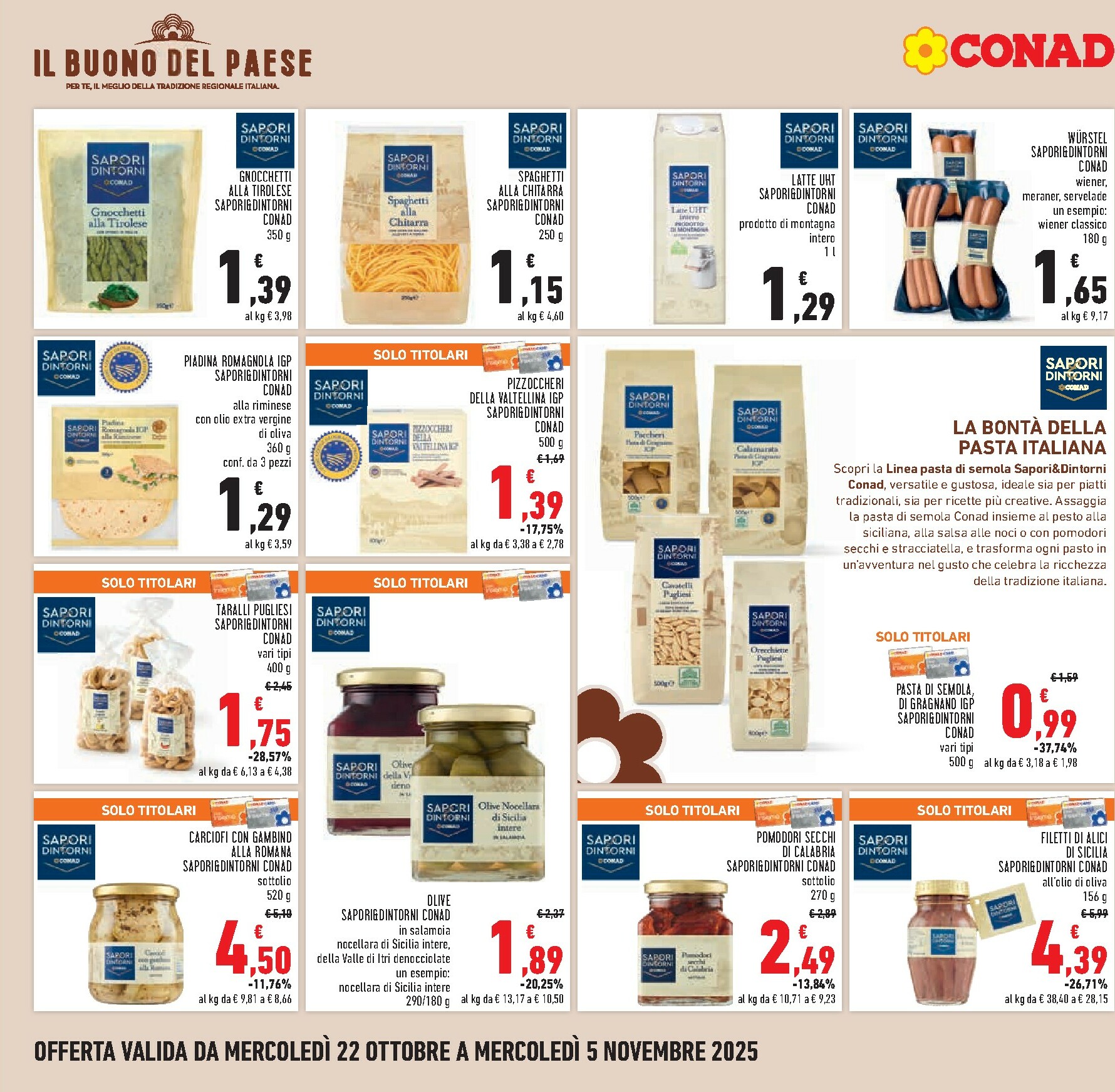 conad - Volantino Conad valido dal 22/10 al 05/11 - page: 12