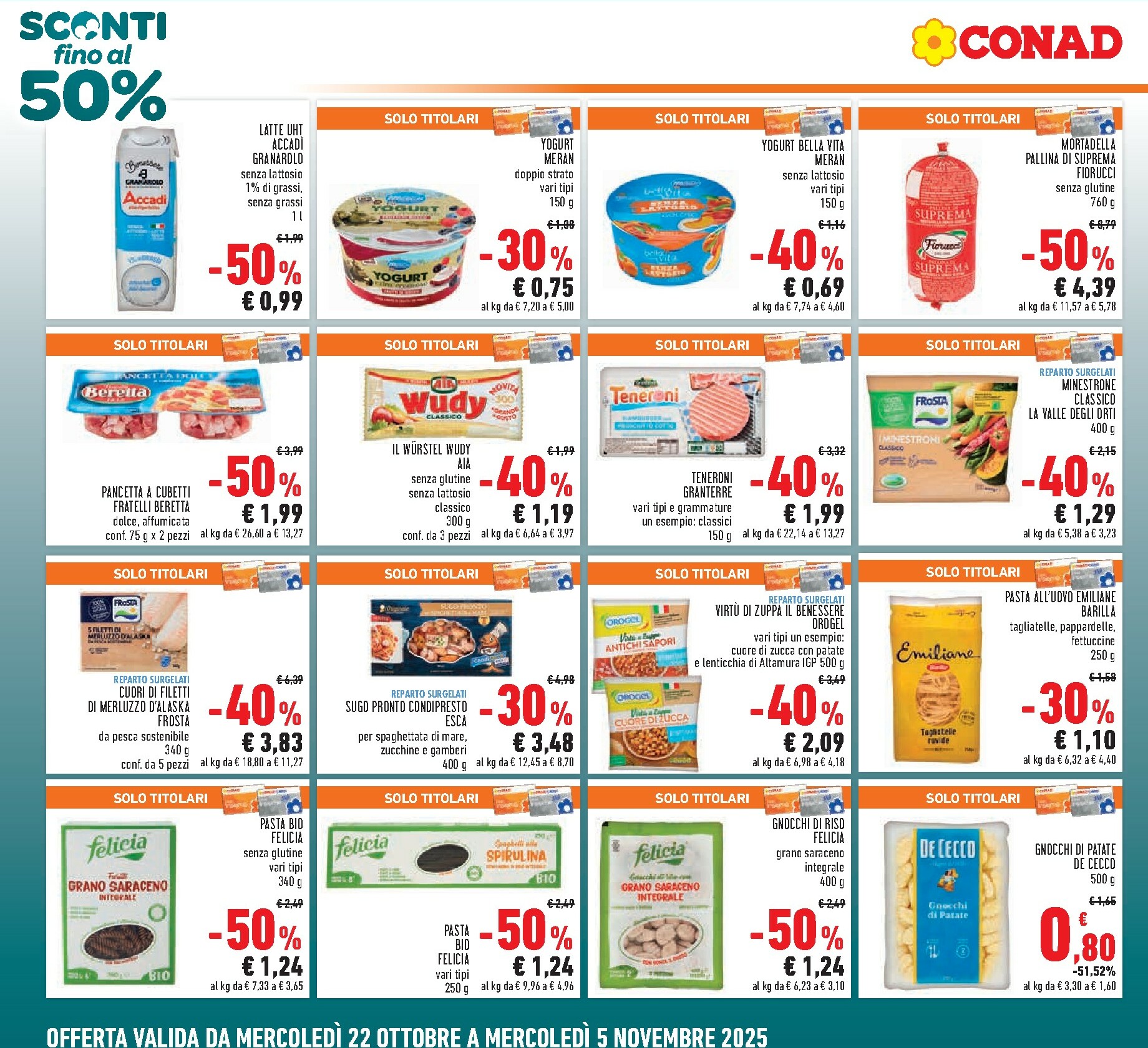 conad - Volantino Conad valido dal 22/10 al 05/11 - page: 2