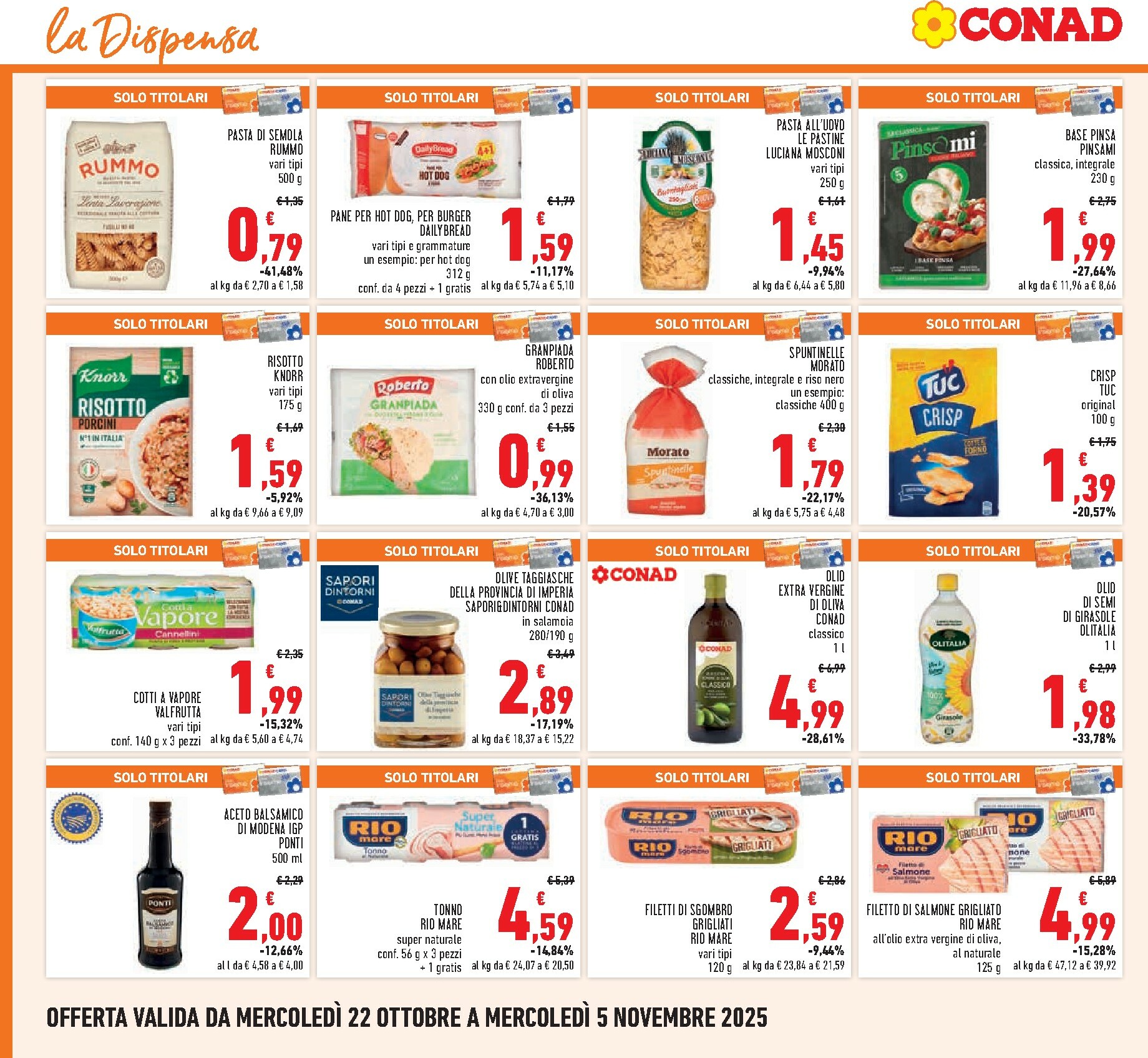 conad - Volantino Conad valido dal 22/10 al 05/11 - page: 18