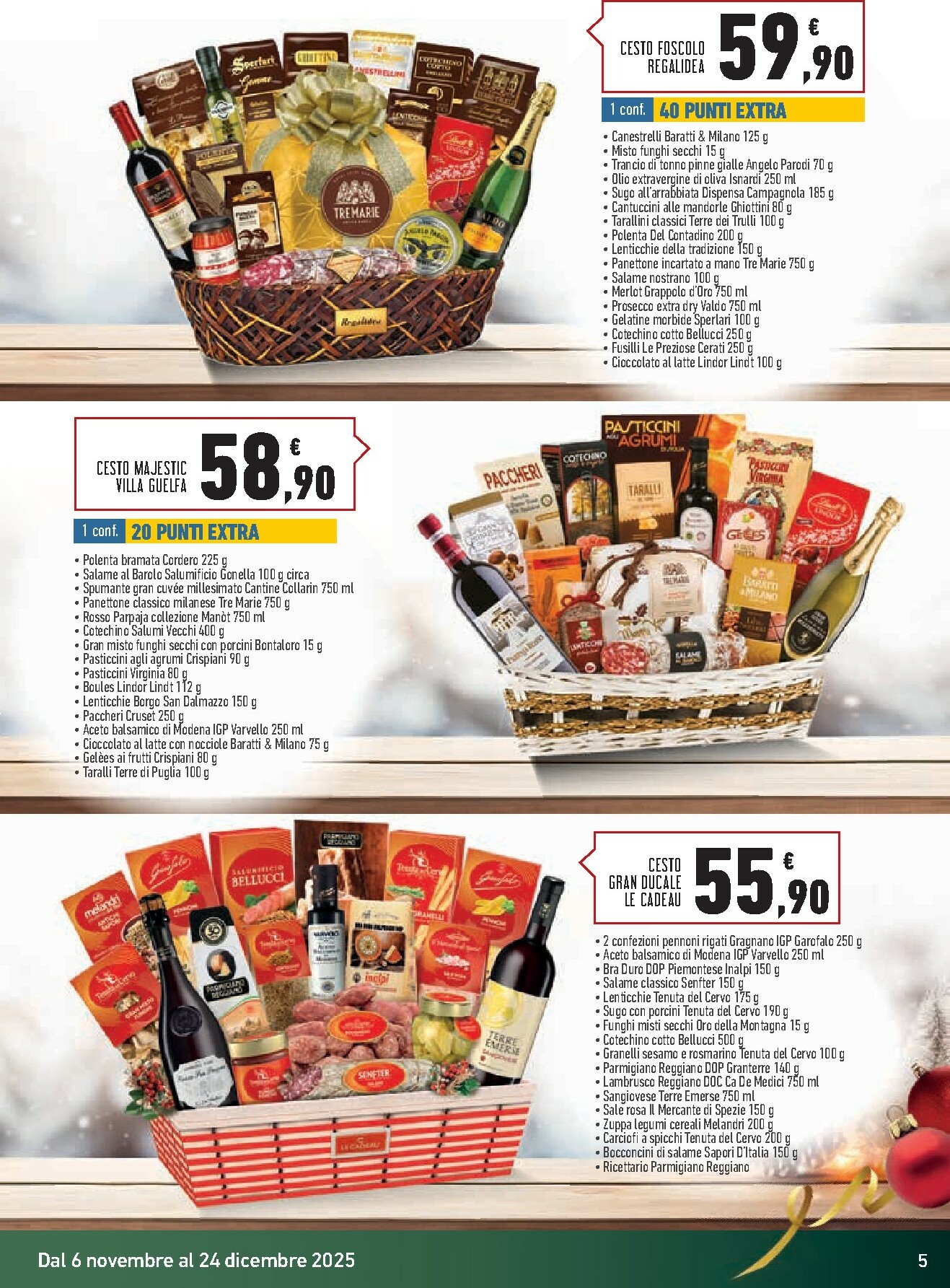 conad - Volantino Conad - Cesti regalo valido dal 06/11 al 24/12 - page: 5