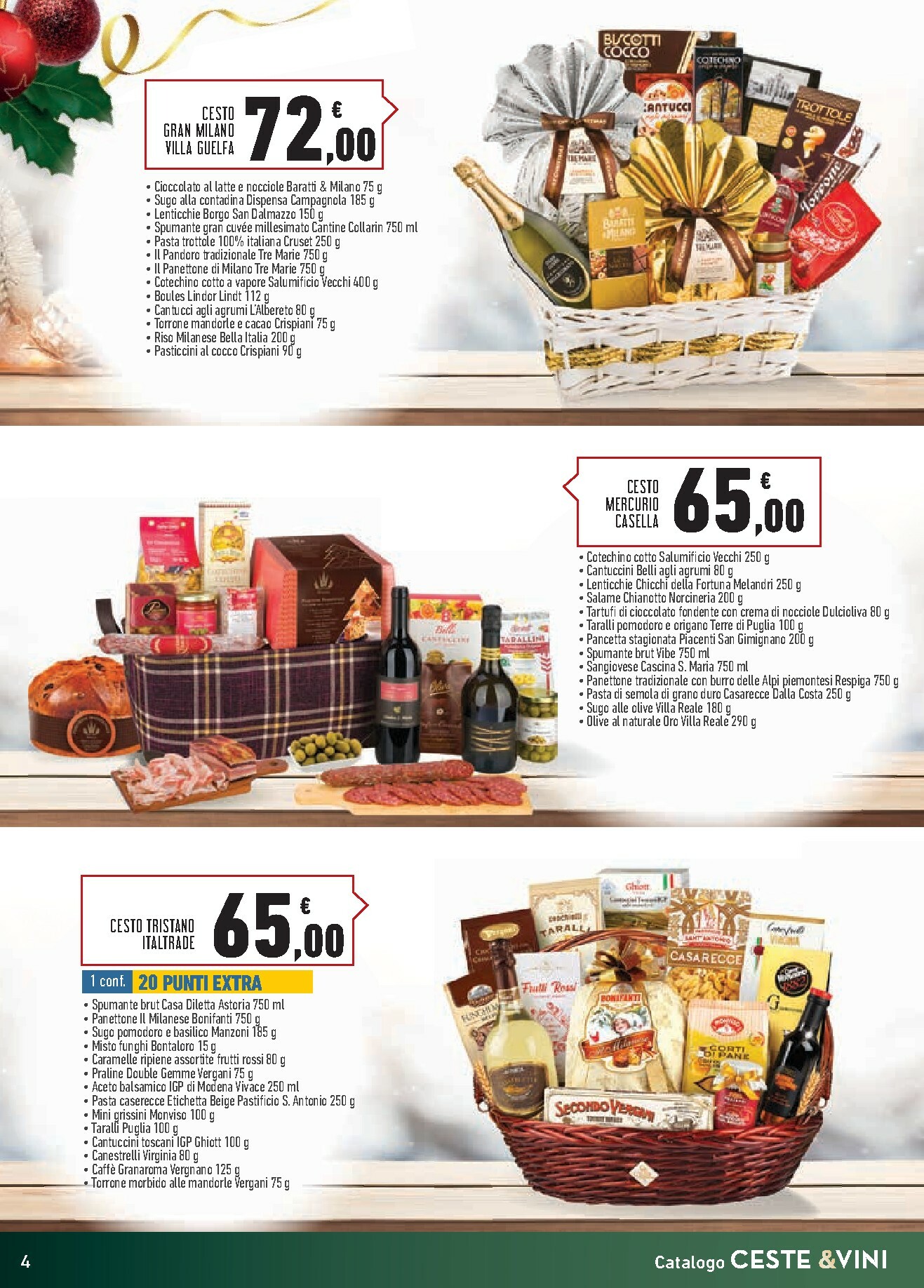 conad - Volantino Conad - Cesti regalo valido dal 06/11 al 24/12 - page: 4
