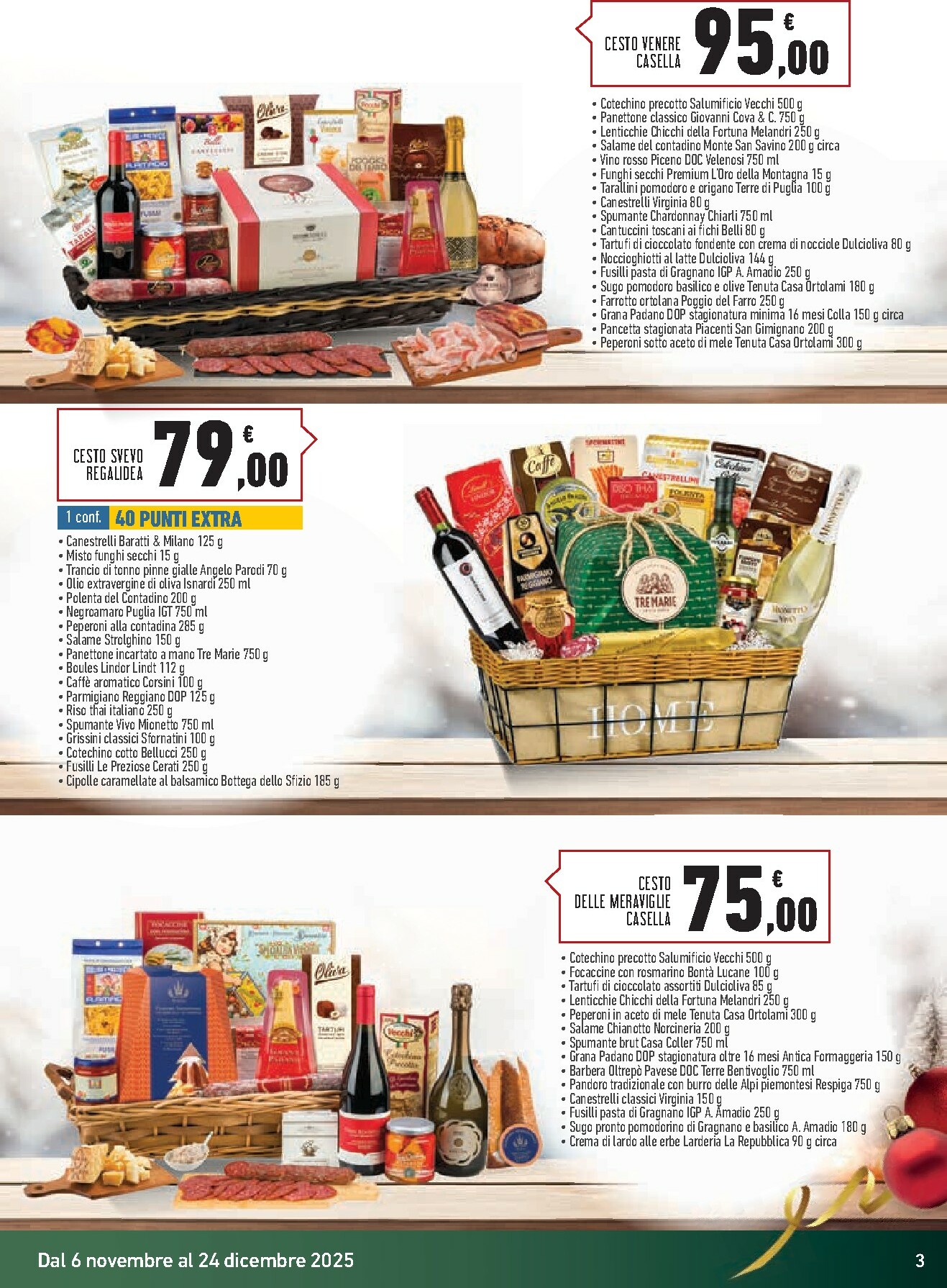 conad - Volantino Conad - Cesti regalo valido dal 06/11 al 24/12 - page: 3