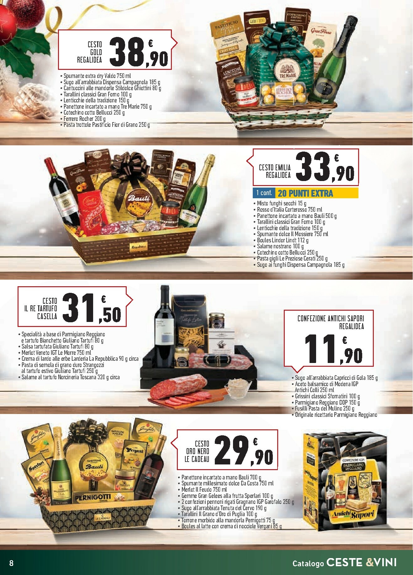 conad - Volantino Conad - Cesti regalo valido dal 06/11 al 24/12 - page: 8