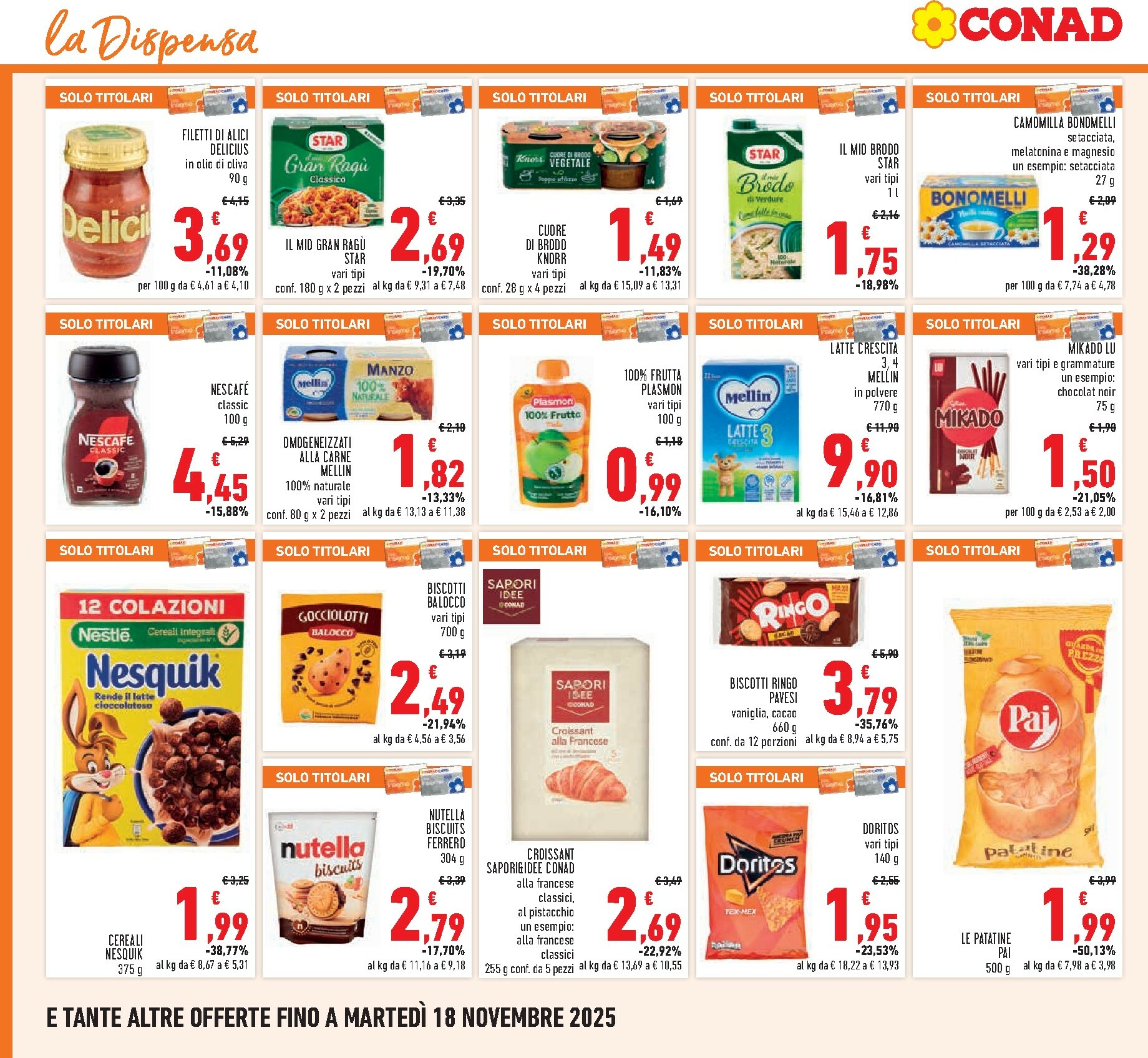 conad - Volantino Conad valido dal 06/11 al 15/11 - page: 18