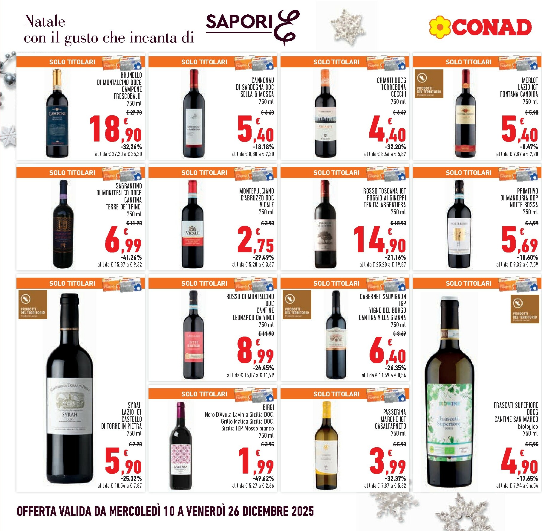 conad - Volantino Conad valido dal 10/12 al 26/12 - page: 6
