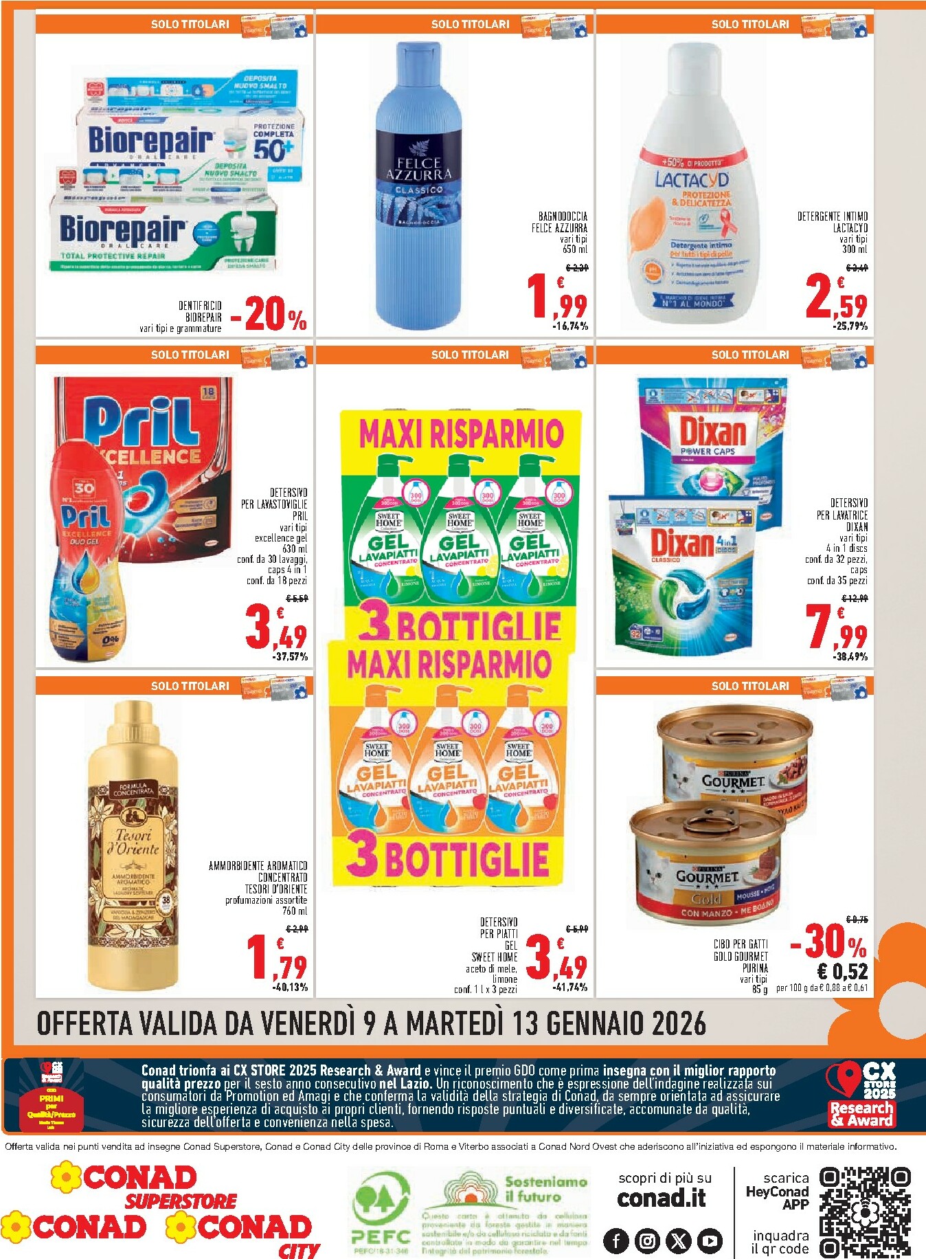 conad - Volantino Conad - Convenienza Più valido dal 09/01 al 13/01 - page: 8