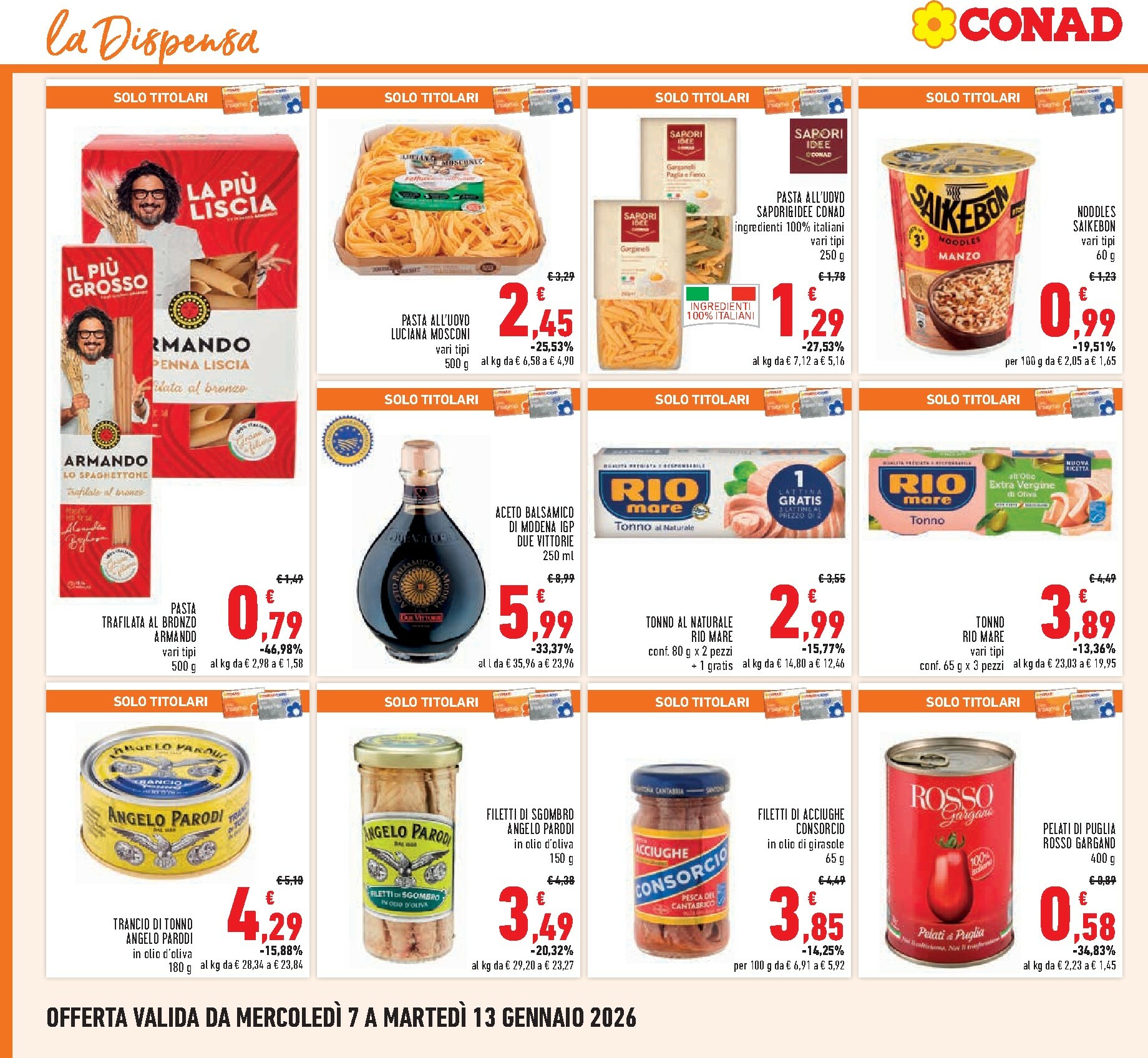 conad - Volantino Conad valido dal 07/01 al 13/01 - page: 18
