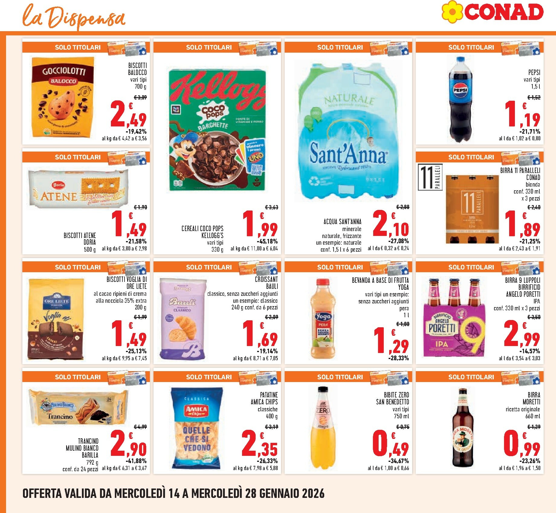 conad - Volantino Conad valido dal 14/01 al 28/01 - page: 22