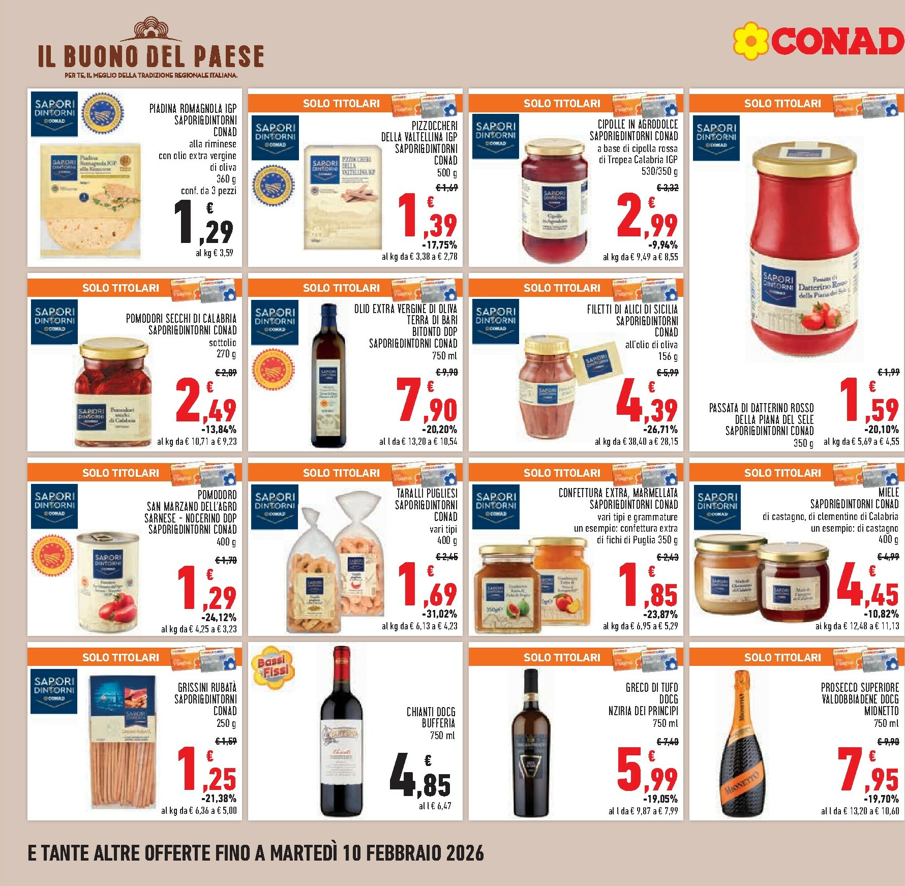 conad - Volantino Conad valido dal 29/01 al 07/02 - page: 8