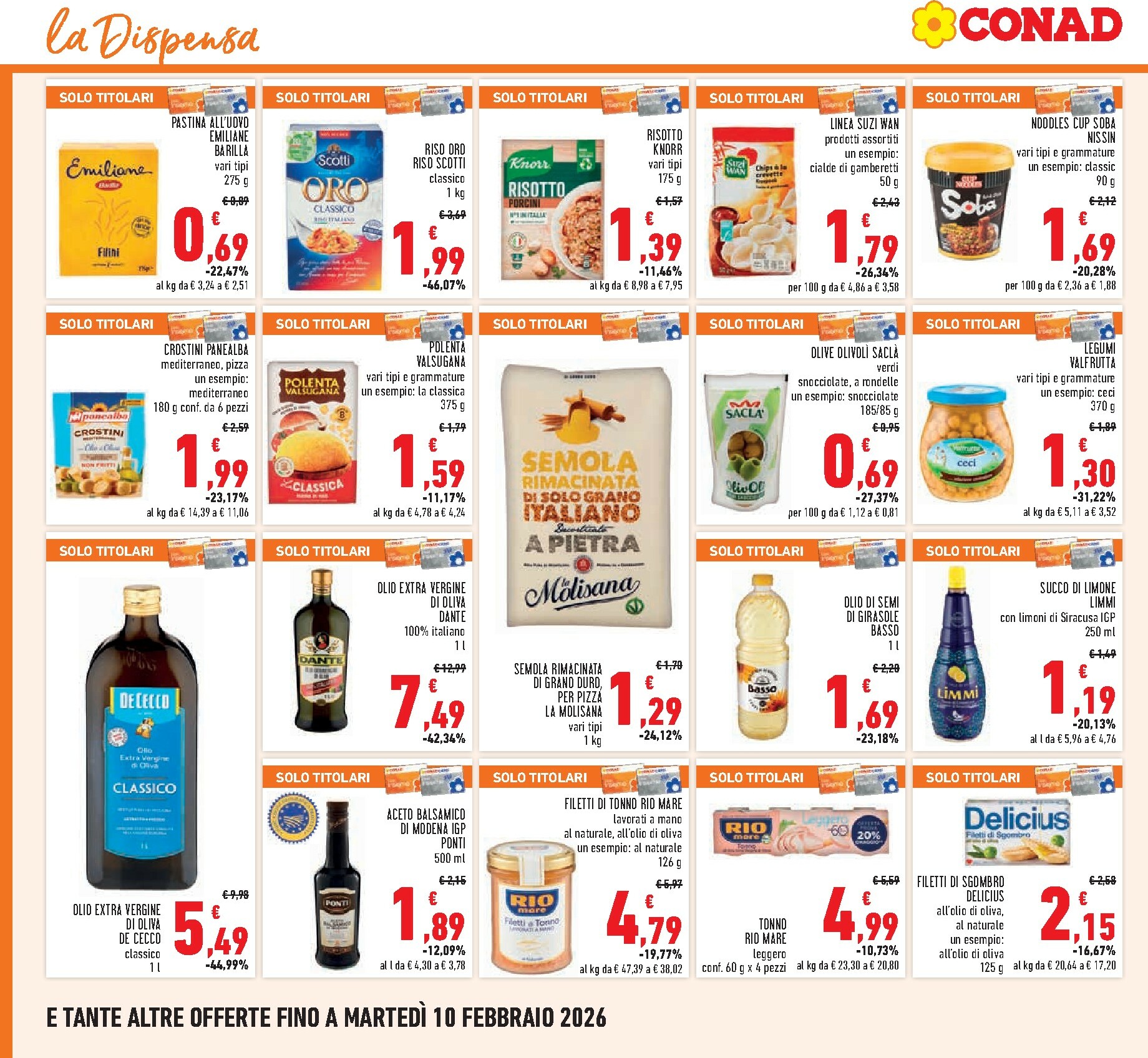 conad - Volantino Conad valido dal 29/01 al 07/02 - page: 18
