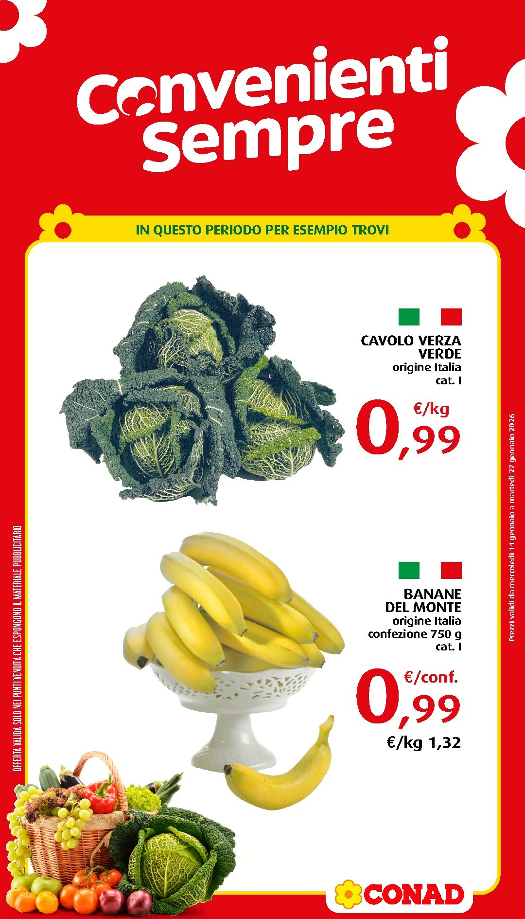 conad - Volantino Conad - Convenienti Sempre valido dal 14/01 al 27/01 - page: 3